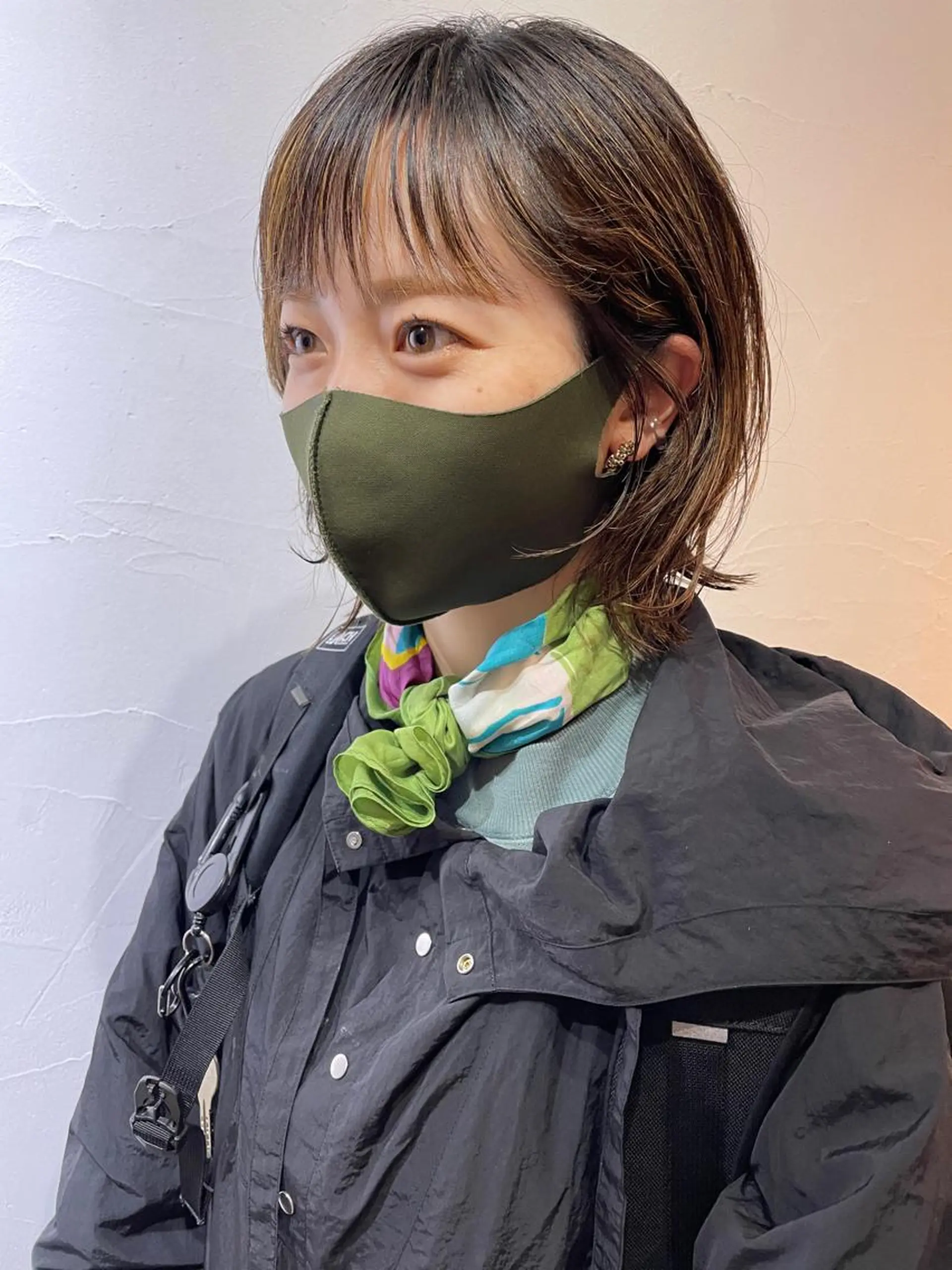 ミディアム カラー 高橋 愛美のヘアスタイル