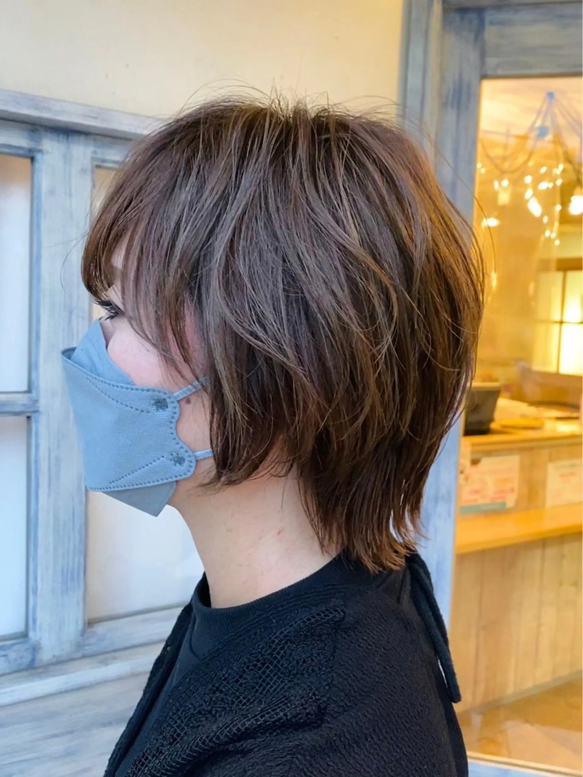 ショート くびれヘア ショートヘア ウルフカット 井上 日菜乃のヘアスタイル