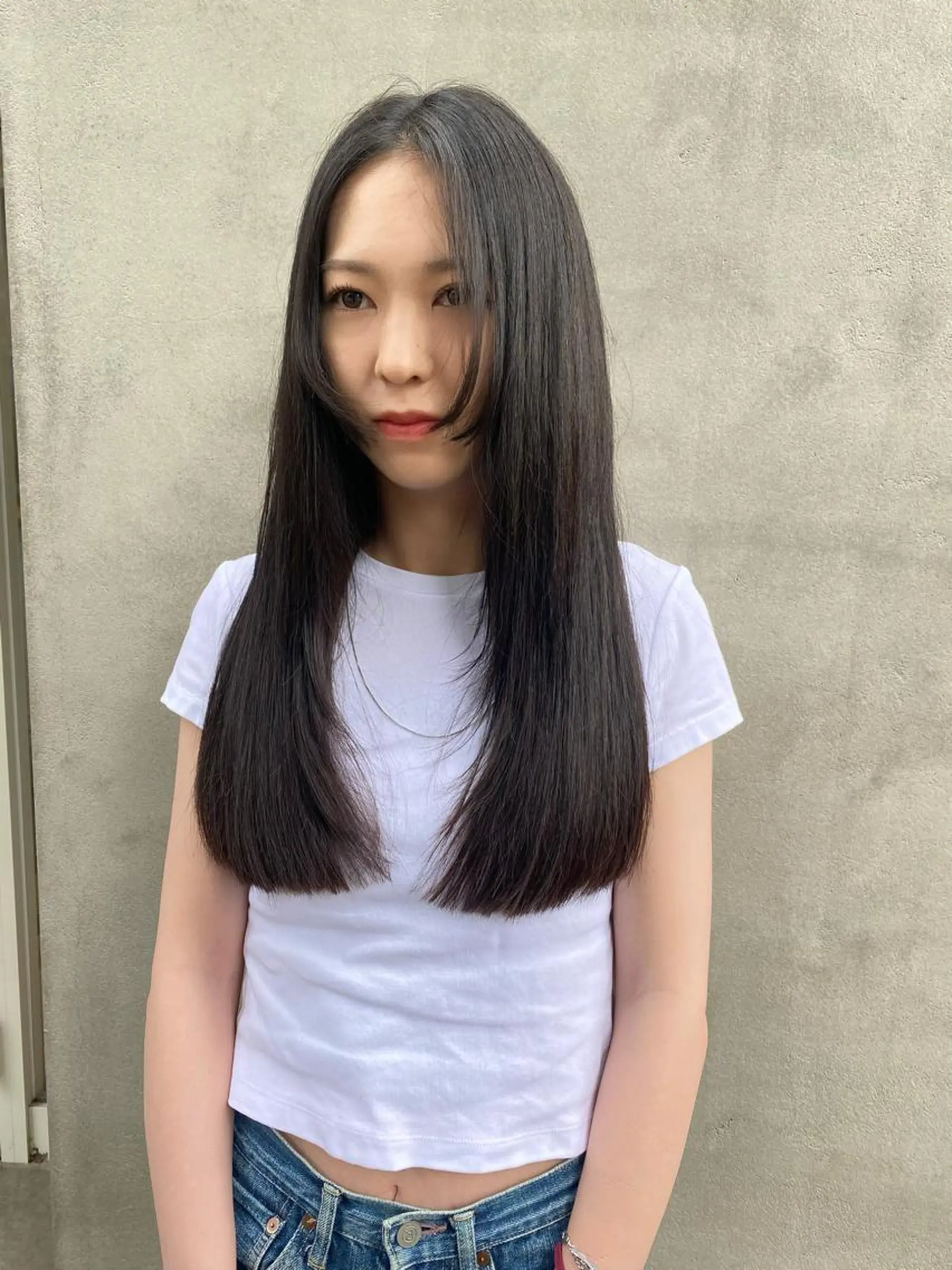 ロング ロング 似合わせカット カット ヘアカラー トリートメント SHICENEケイ レイヤーカット🦋のヘアスタイル