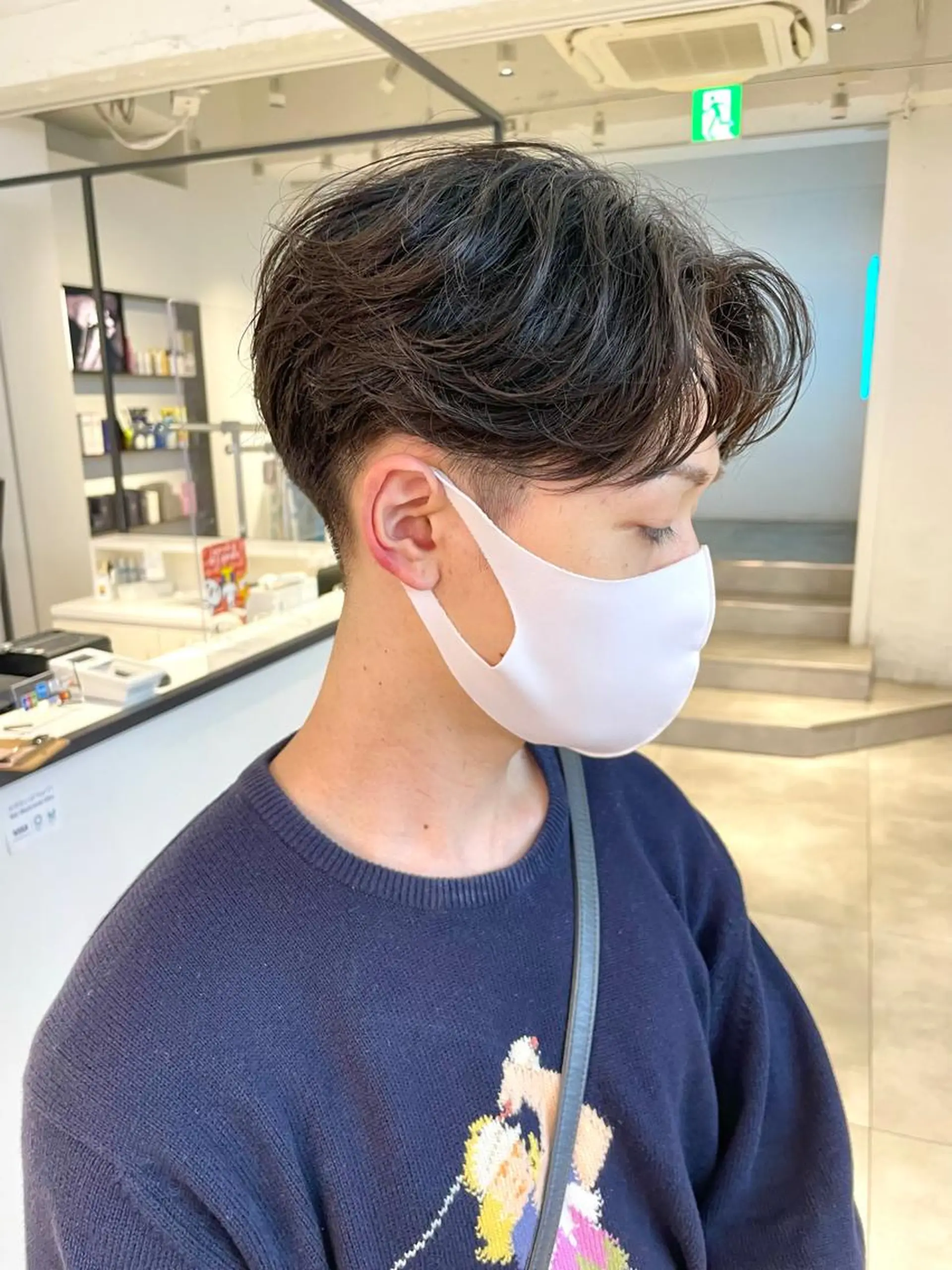 パーマ メンズ カット パーマ 🇰🇷カルマパーマ kaito🇰🇷のヘアスタイル