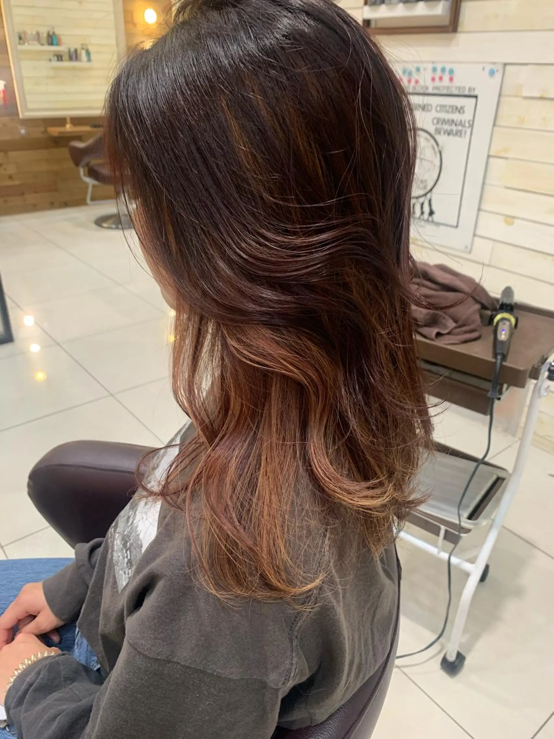 カラー ヘアカラー 黒田瀬奈/ボブ まろやかベージュのヘアスタイル