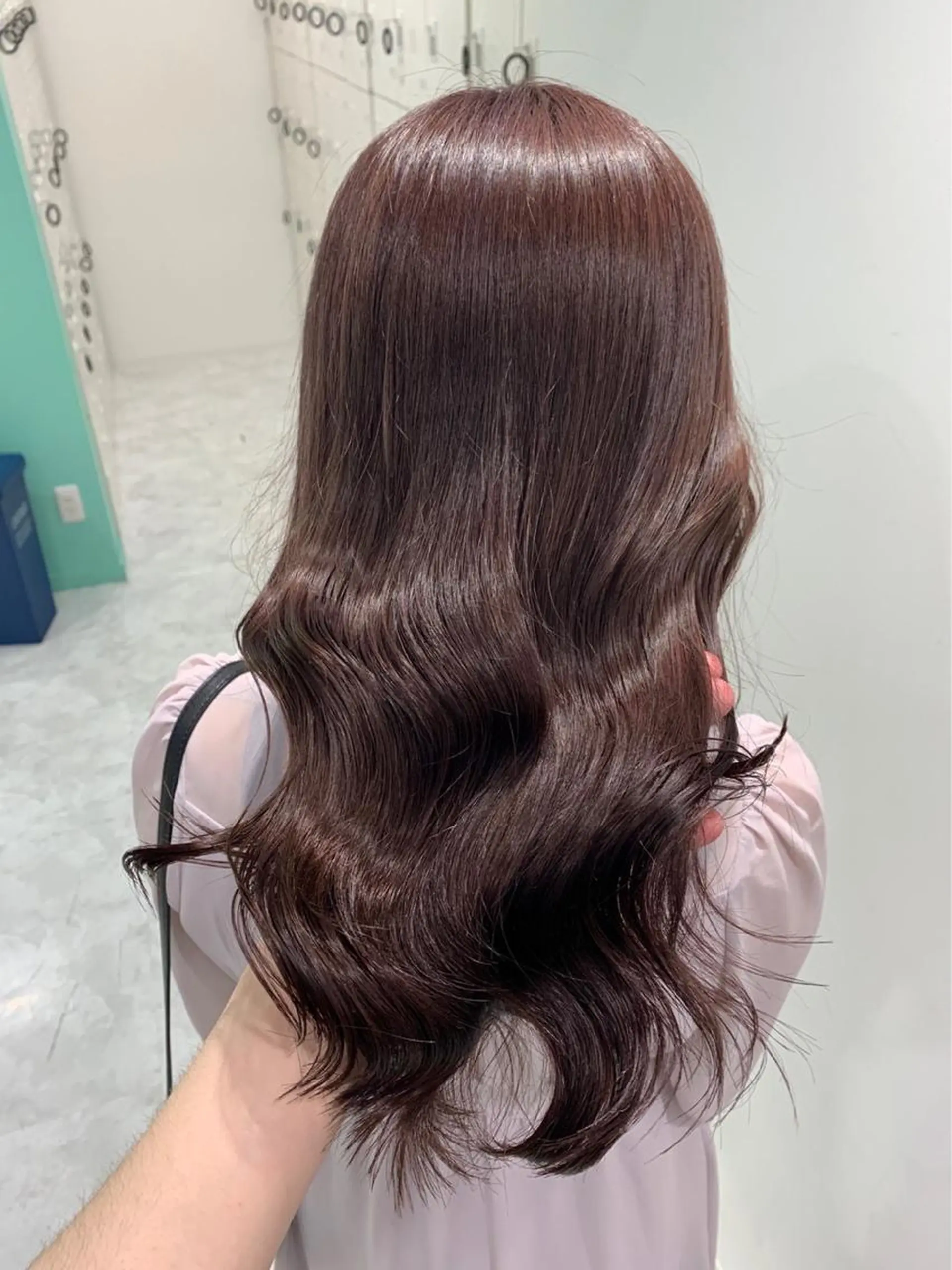 カラー 透明感ベージュ🤎 ナチュラルレイヤーのヘアスタイル