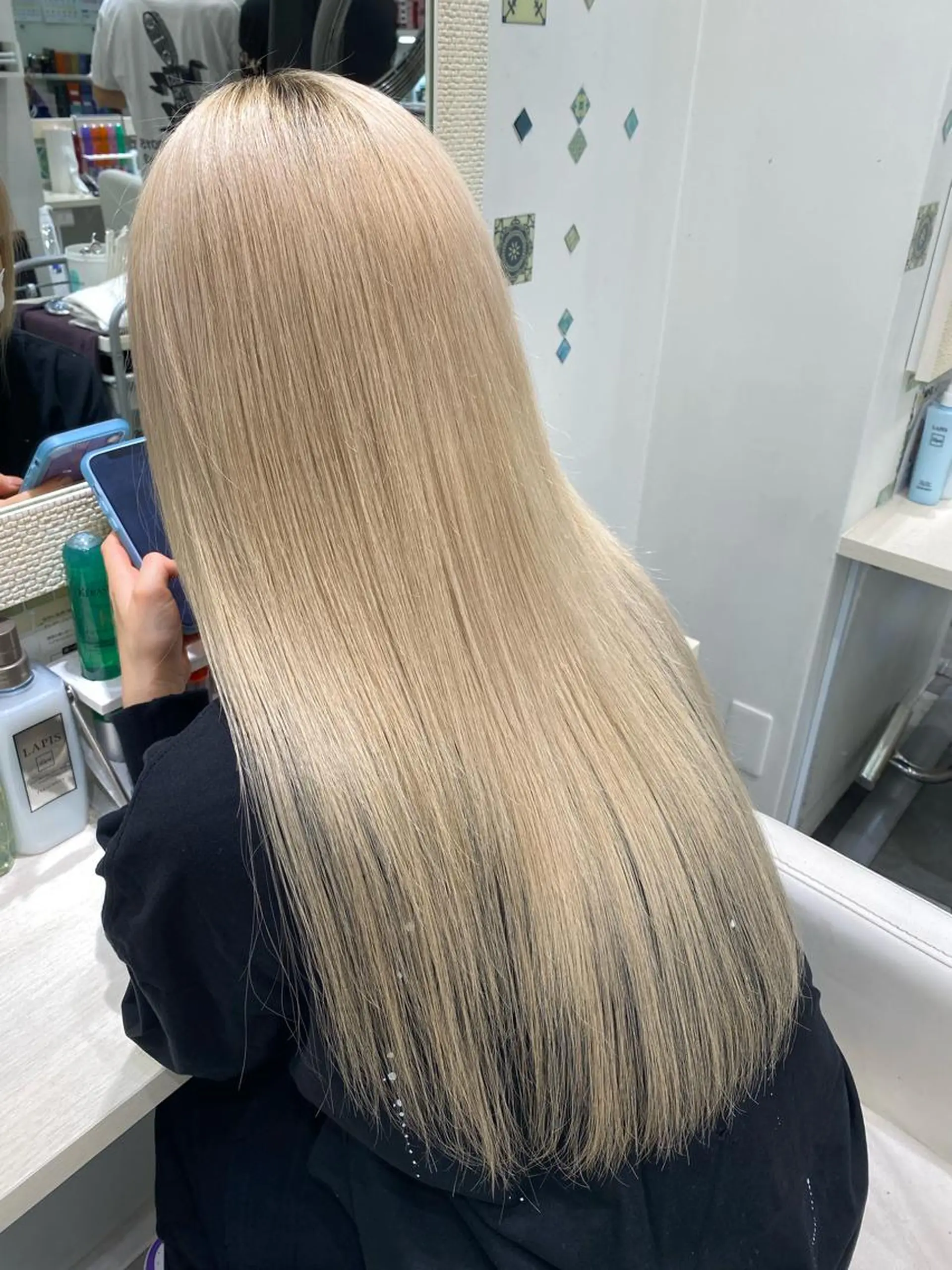 ロング カラー ブリーチカラー💖 rukaのヘアスタイル