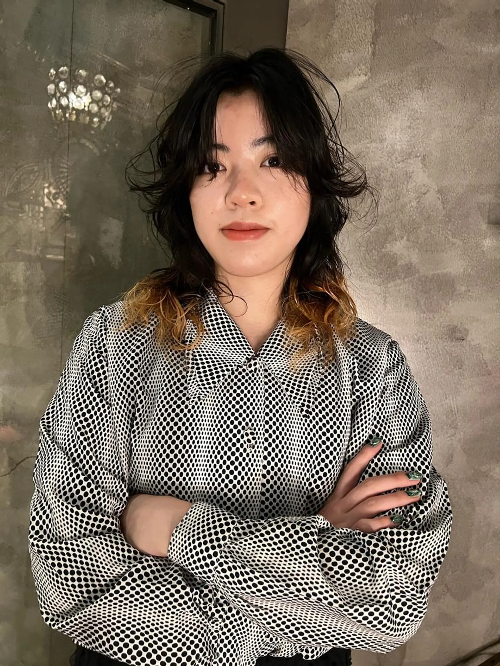 ロング パーマ 圧倒的デザイン力 店長🎨RENAのヘアスタイル