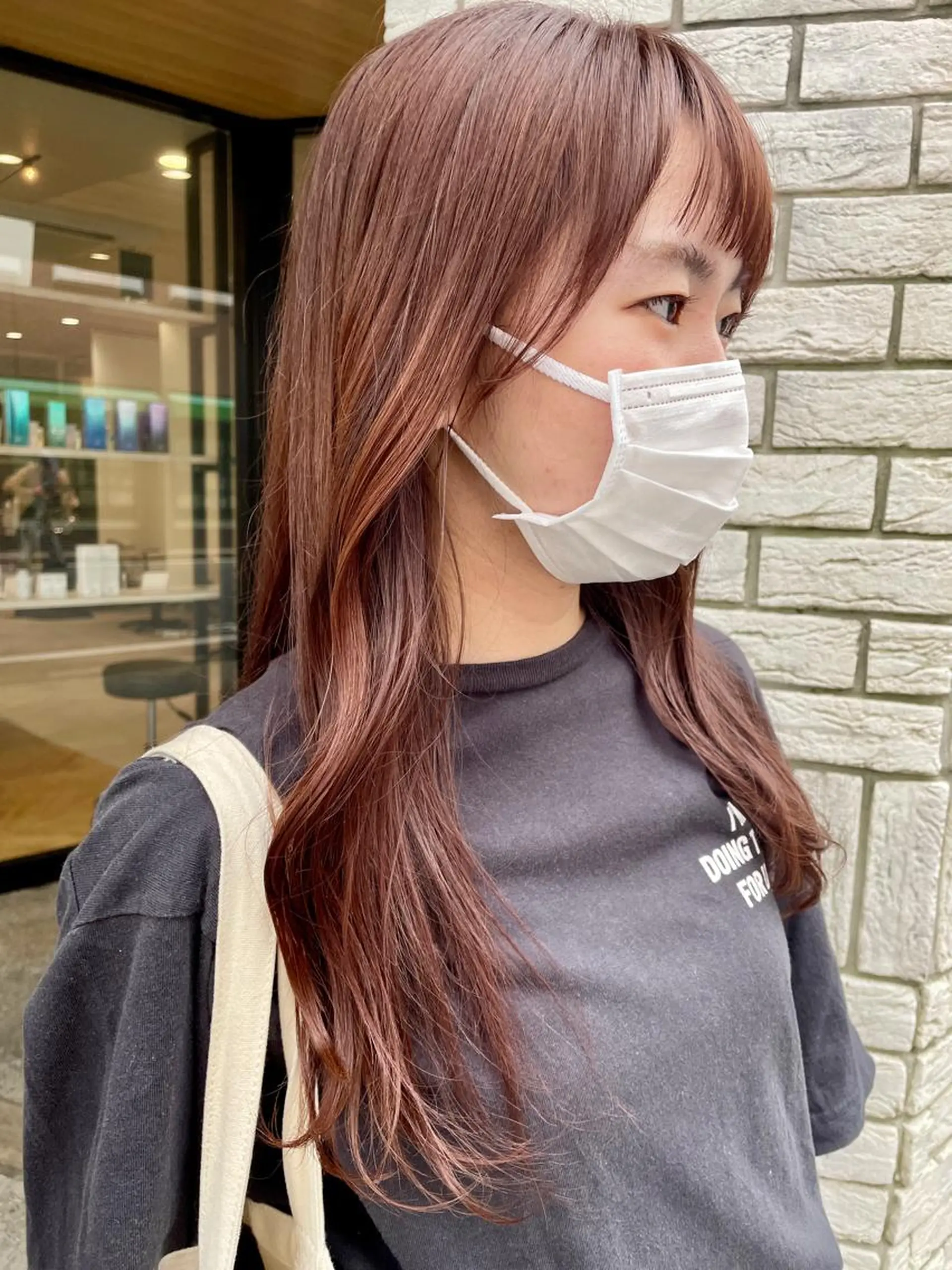 ロング カラー ベージュカラー ピンクカラー ピンクベージュ カラー/レイヤー/ 髪質改善/PAAQのヘアスタイル