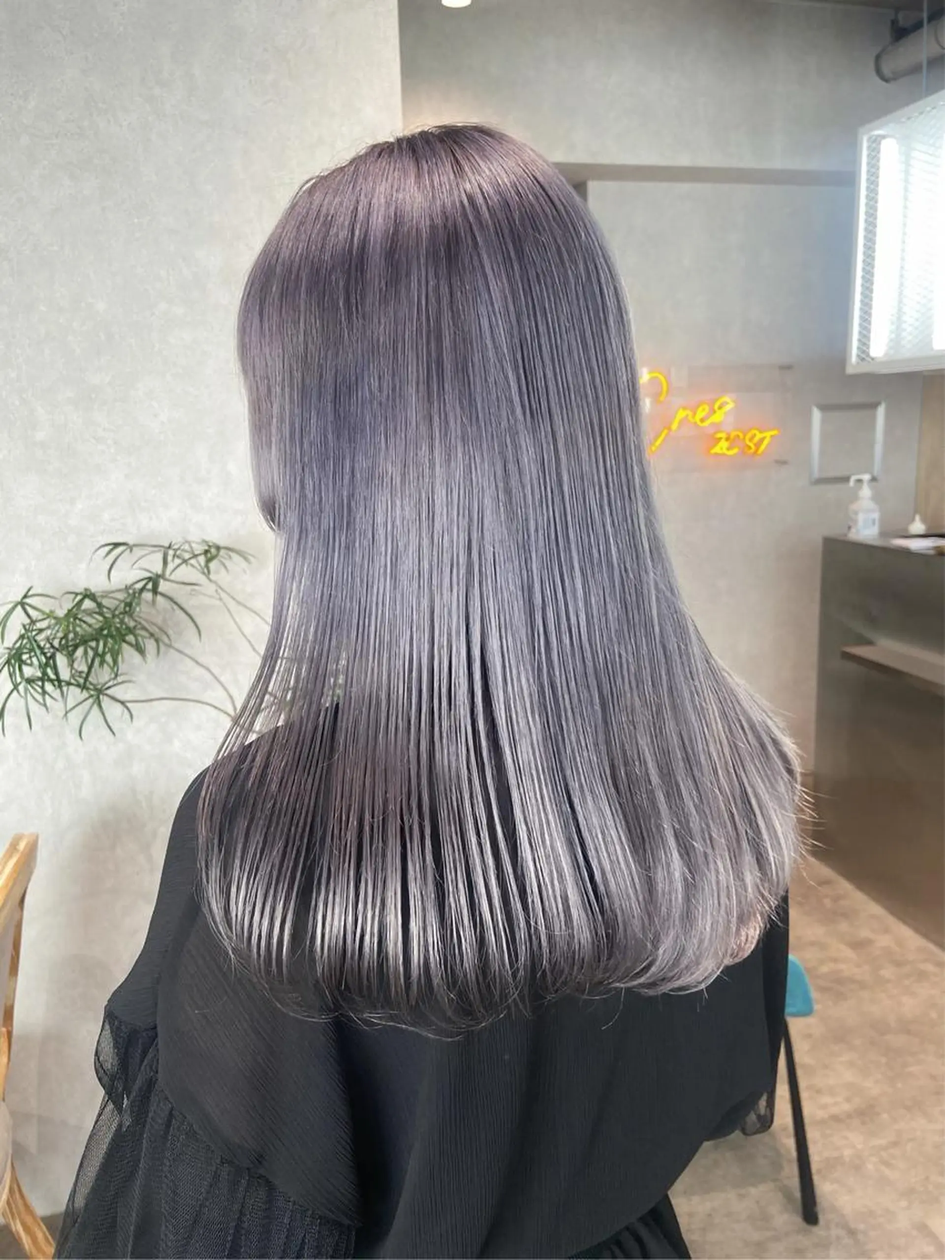 カラー ラベンダーカラー ラベンダーグレー ヘアセット🎀パーマ Tsubasaのヘアスタイル