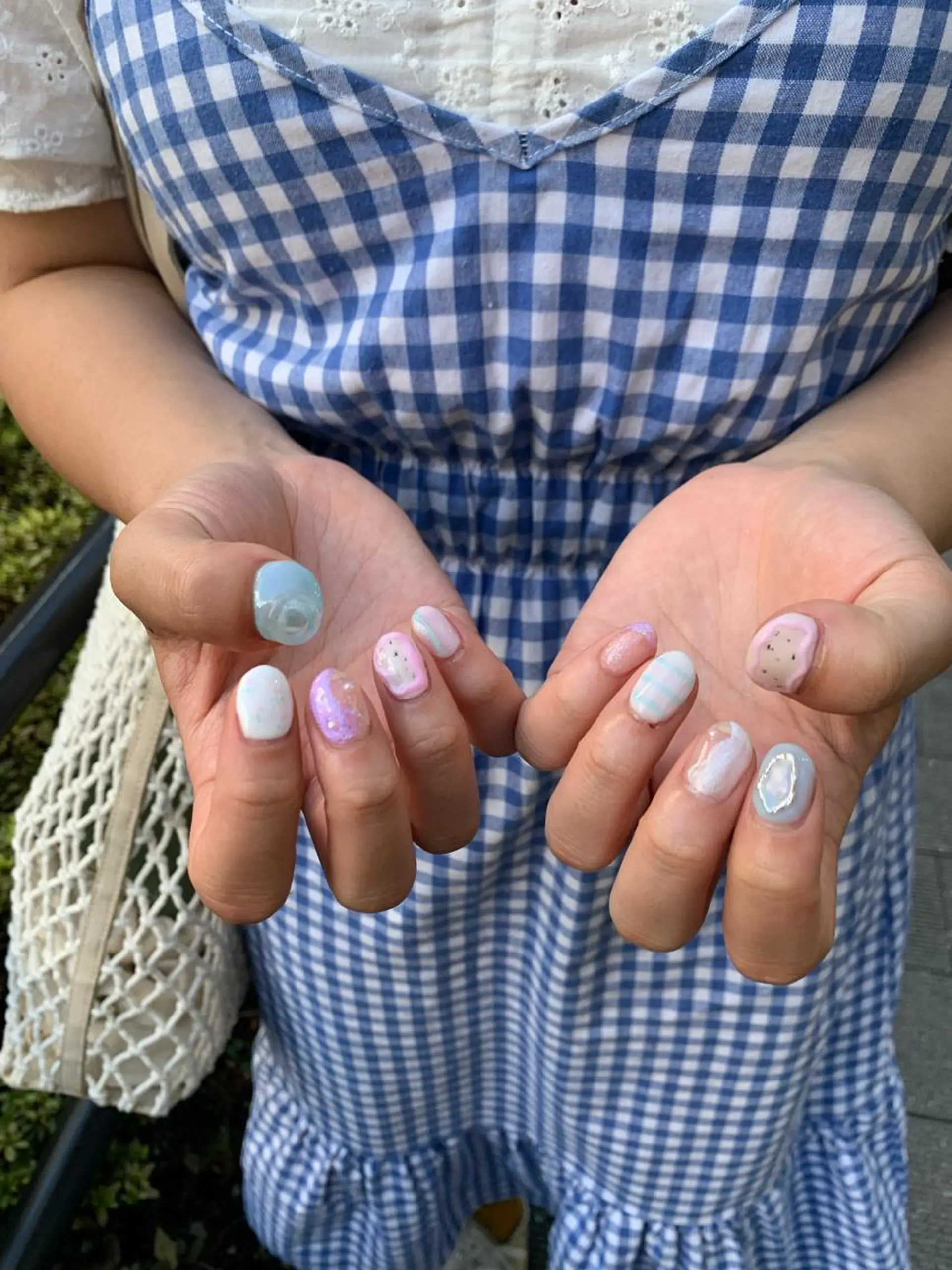 ネイル 海外girl🤎 透明感ベージュmaoのヘアスタイル