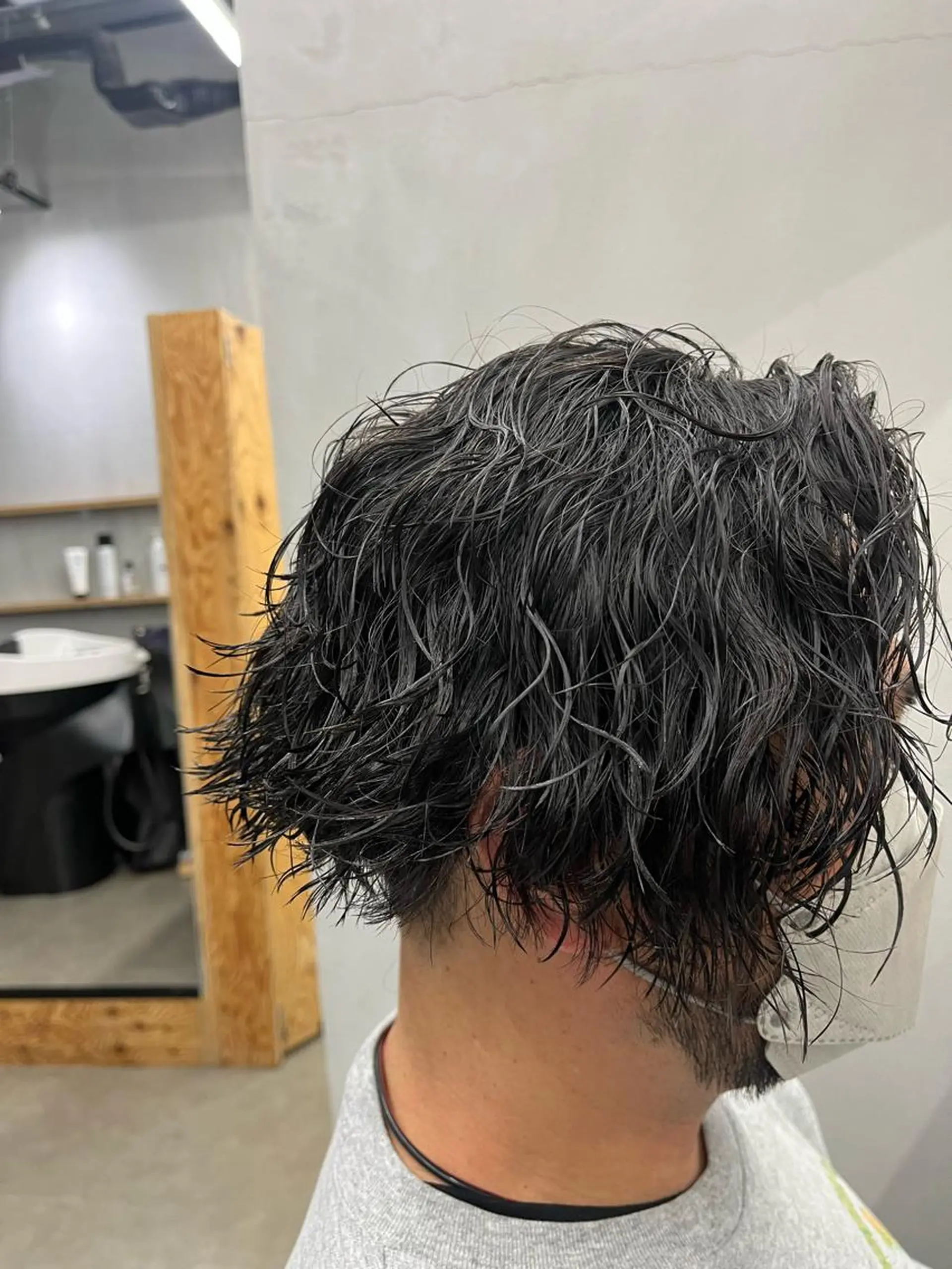 ミディアム パーマ メンズ カット パーマ メンズ支持率NO.1 マサキのヘアスタイル