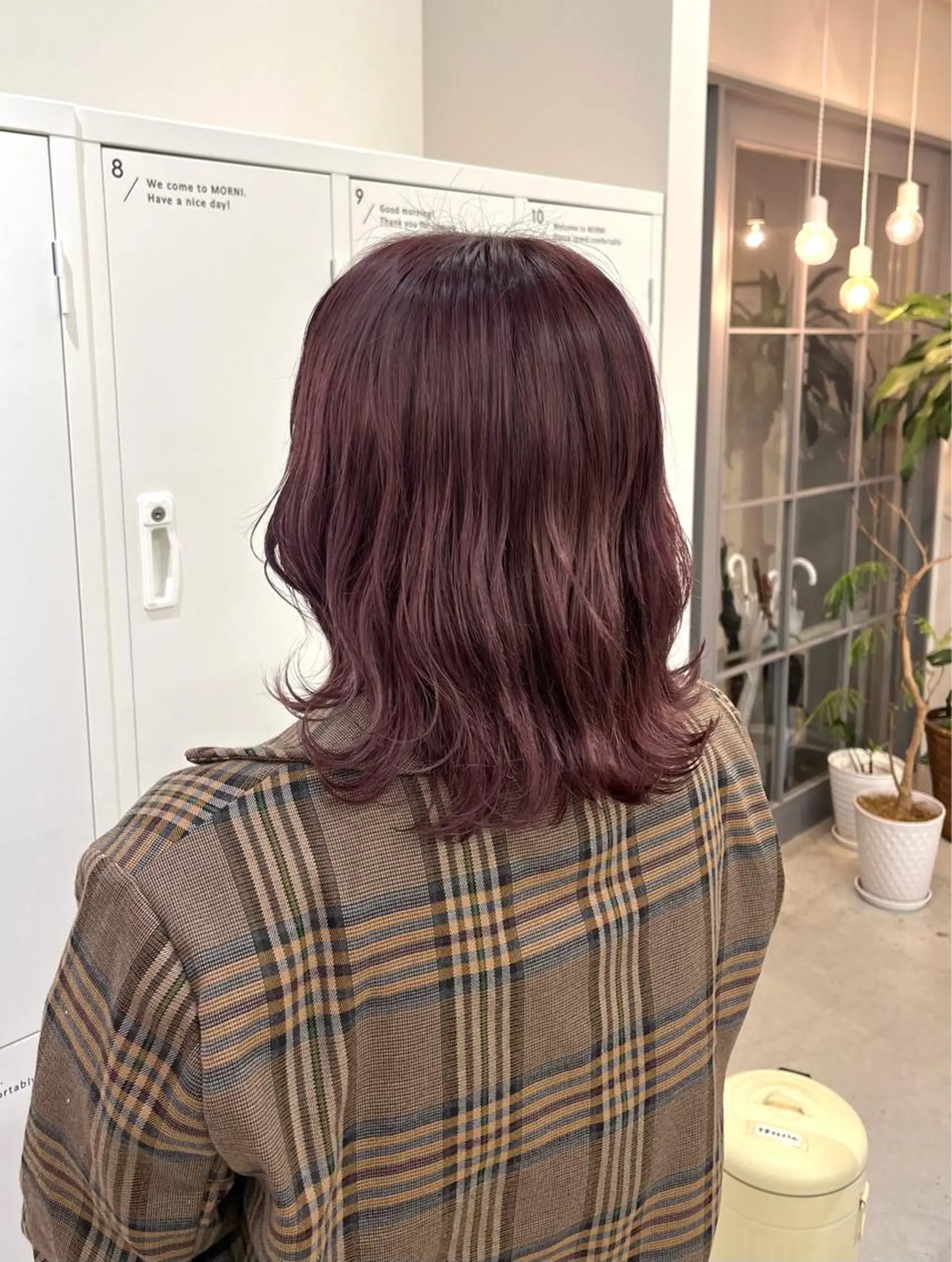 ミディアム カラー カシス ラベンダーカラー 神原 茉依🩰🪩のヘアスタイル