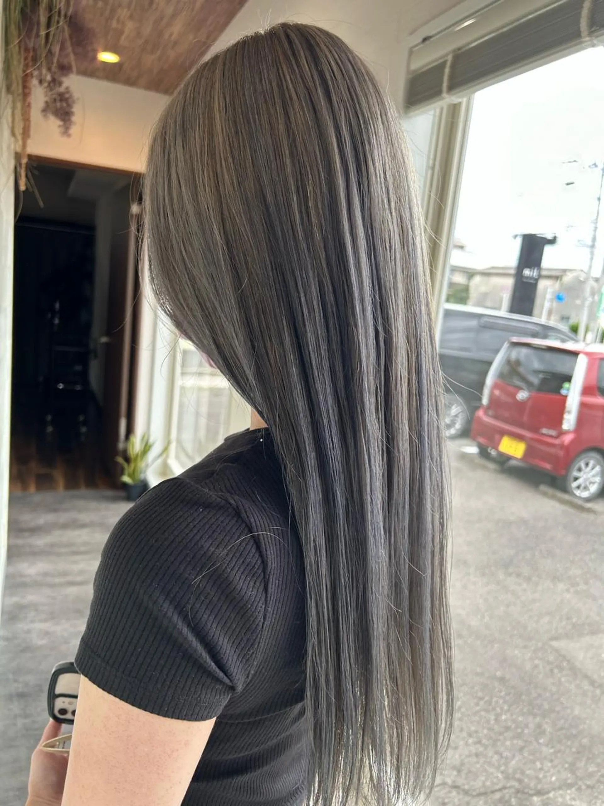 ロング カラー ベージュカラー ブリーチ ブルーカラー ハイトーンカラー ラベンダーカラー ヘアカラー トリートメント 山口 修叶（soen）のヘアスタイル