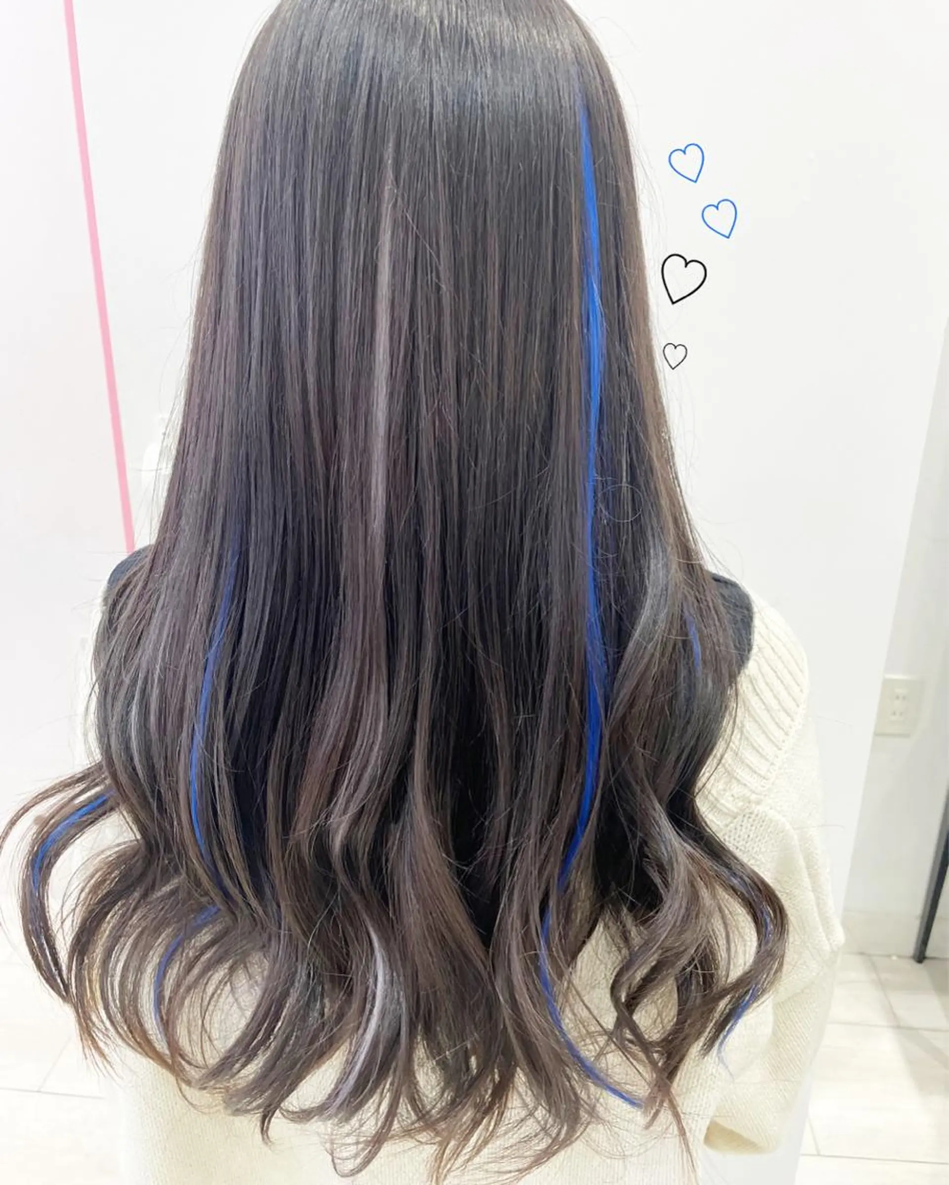 ロング カラー シールエクステ エクステ カット エクステ 新宿駅近♡個室 ♡関口三都季🌜のヘアスタイル