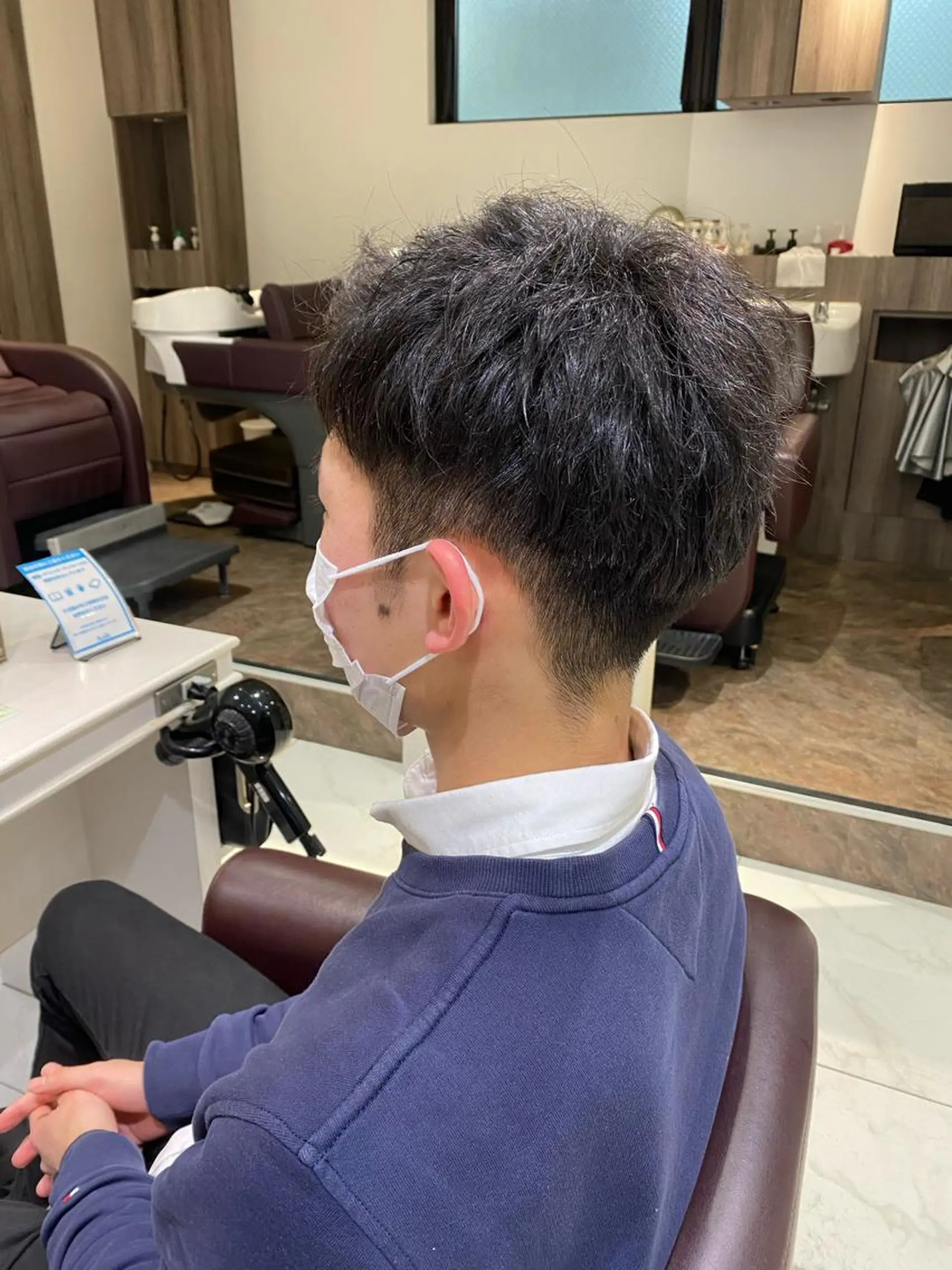 メンズ カット パーマ 🍊オオノ リホ🍑のヘアスタイル