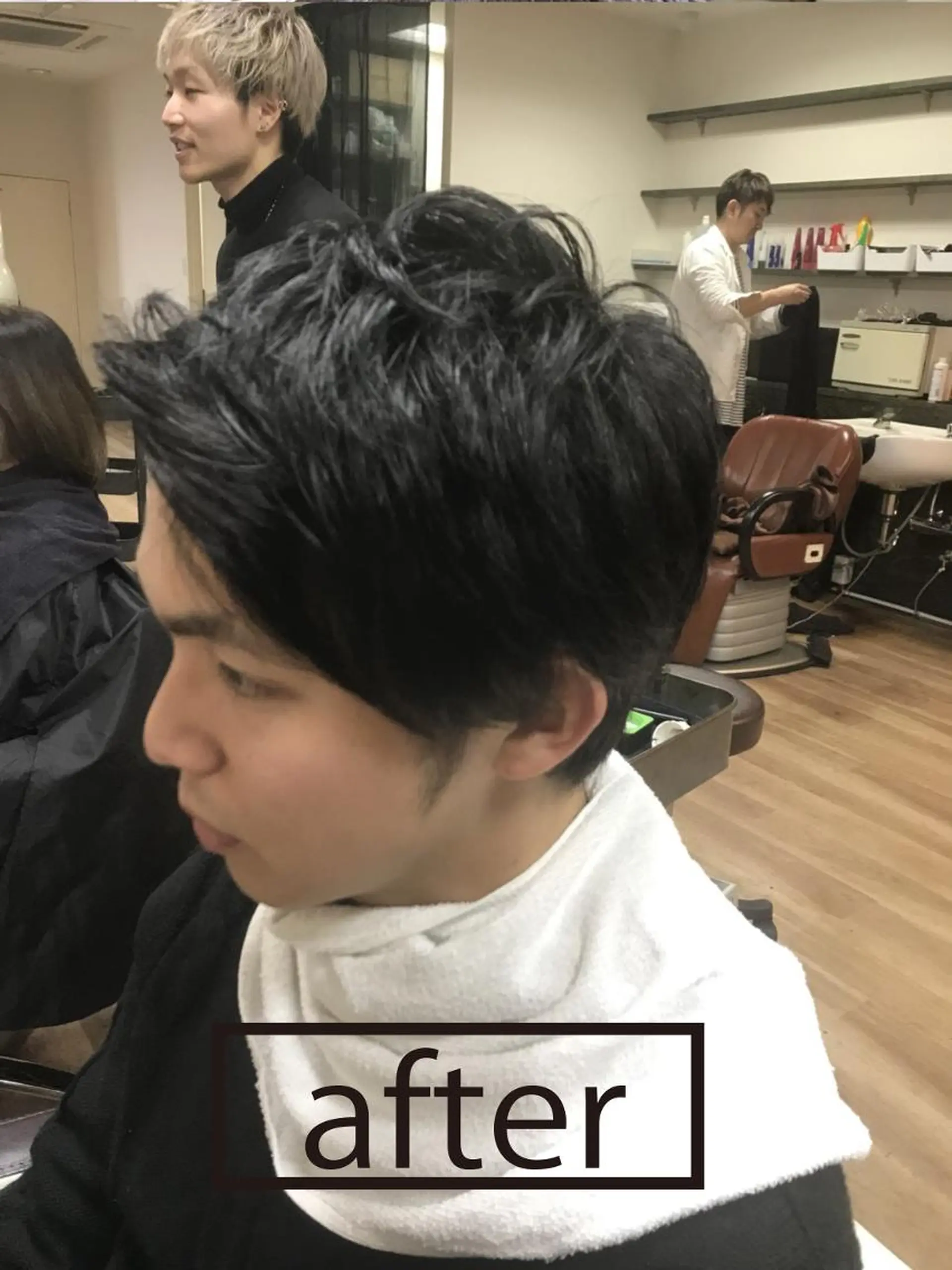 ショート anyhow academyのヘアスタイル