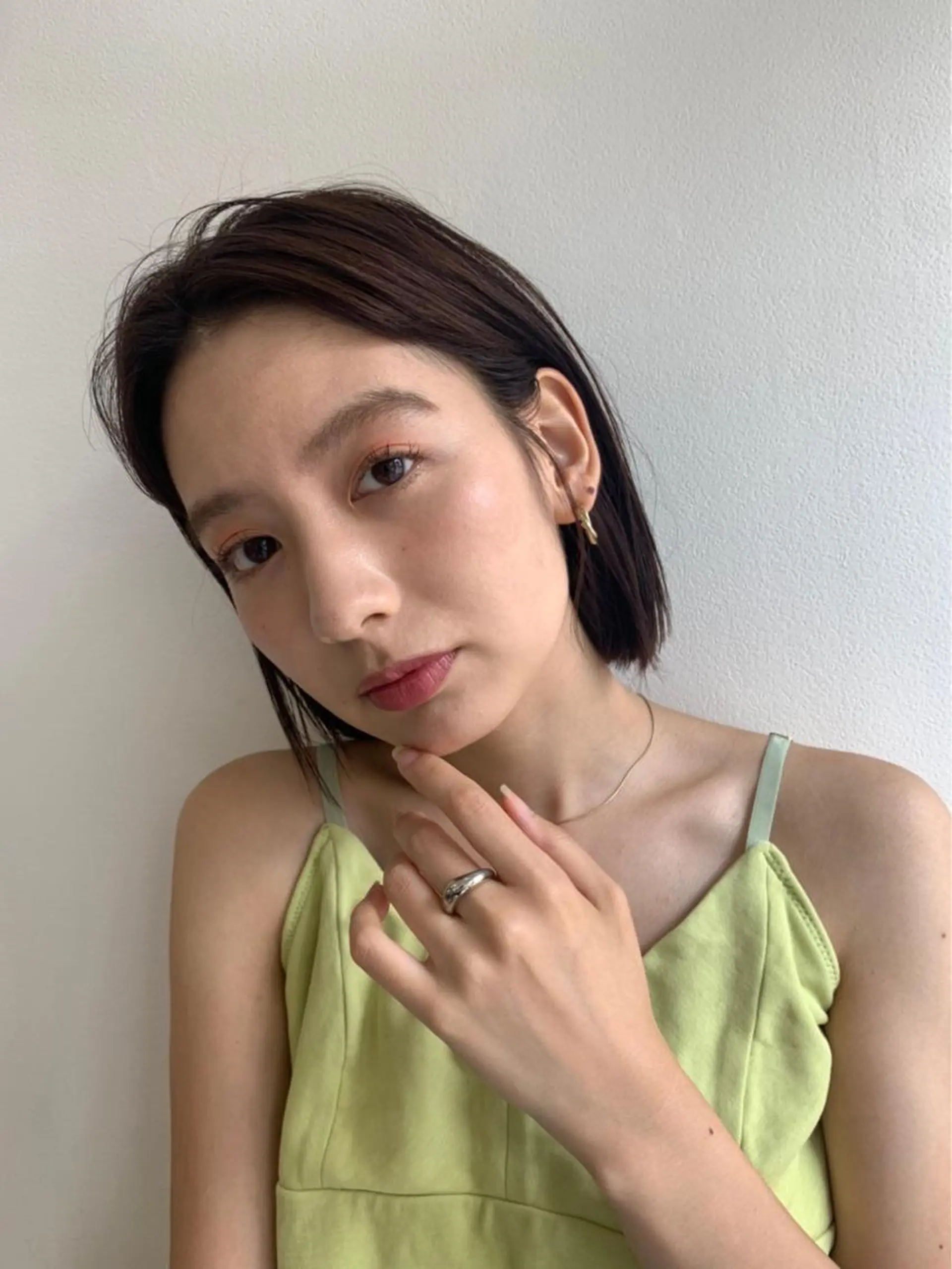 ショート カラー 韓国ヘア／レイヤー/ 🤍ayumuのヘアスタイル