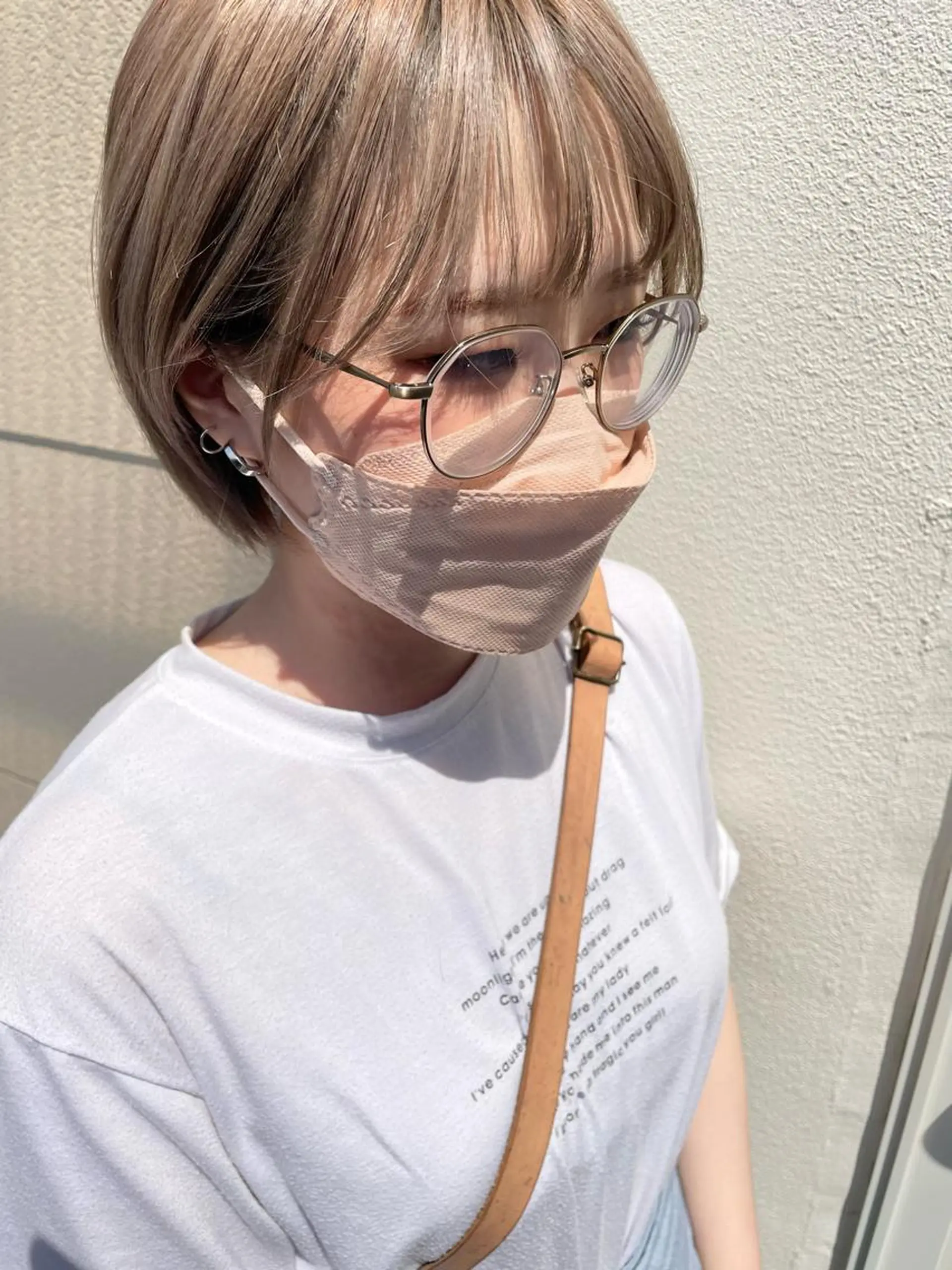 ショート カラー ブリーチ hair terra ce M奈良店のヘアスタイル