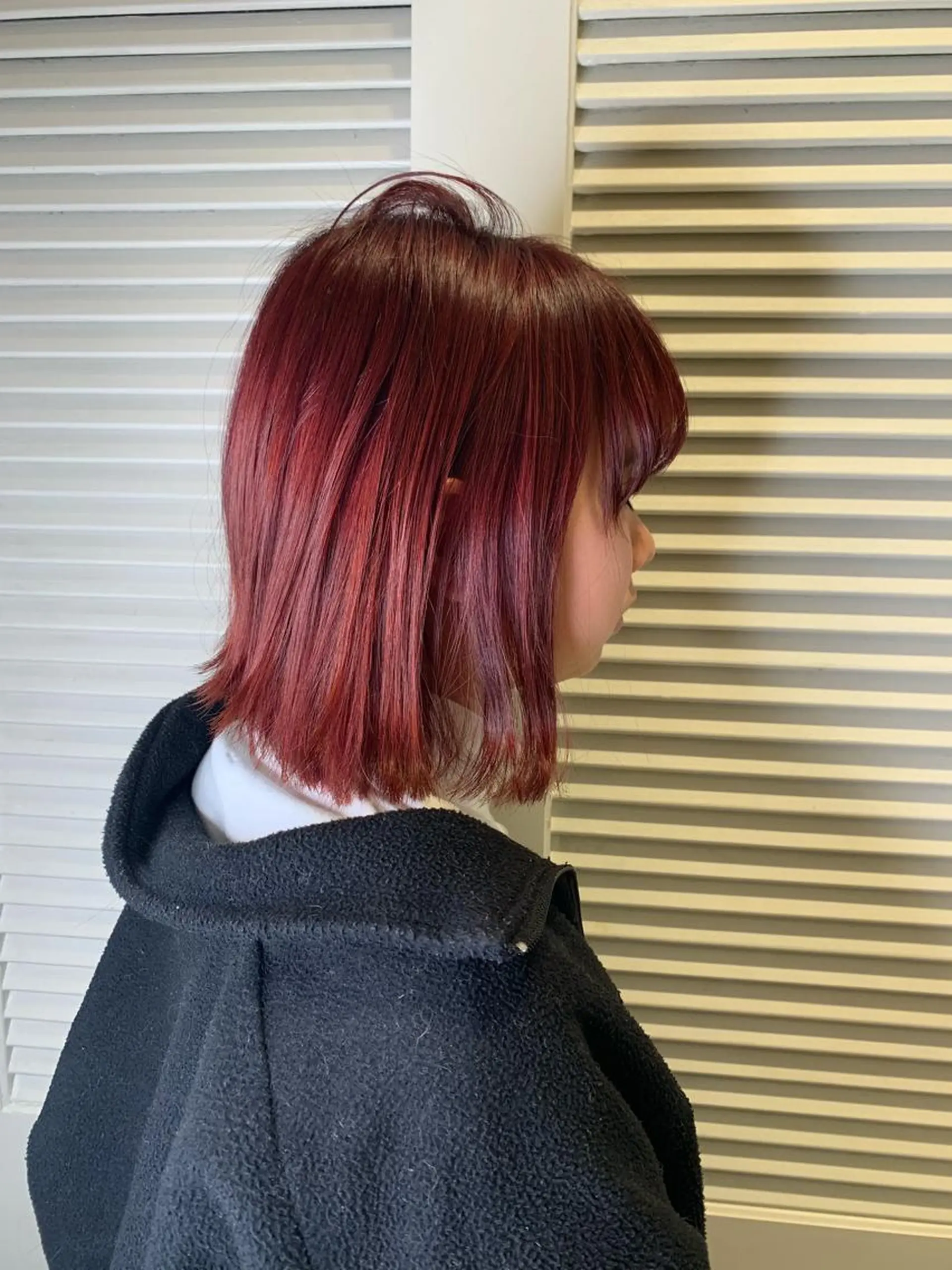 ミディアム ヘアカラー トリートメント 渋谷ハイトーン/ デザインカラー阿部のヘアスタイル