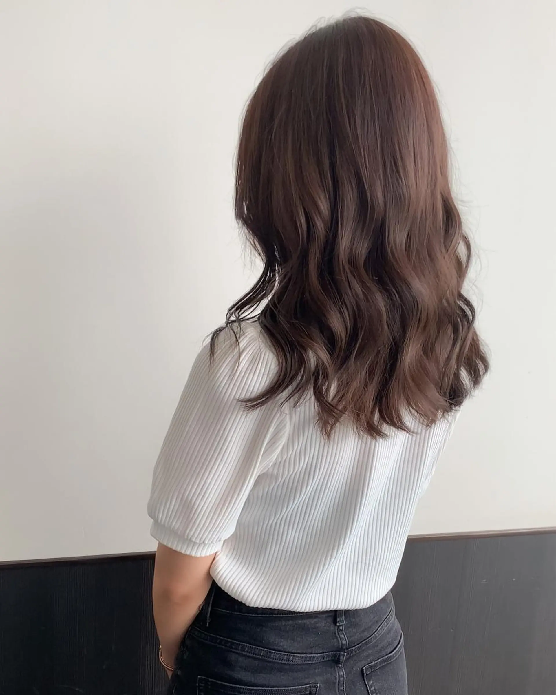 カラー 難波/ヘアカラー 藤原育美のヘアスタイル