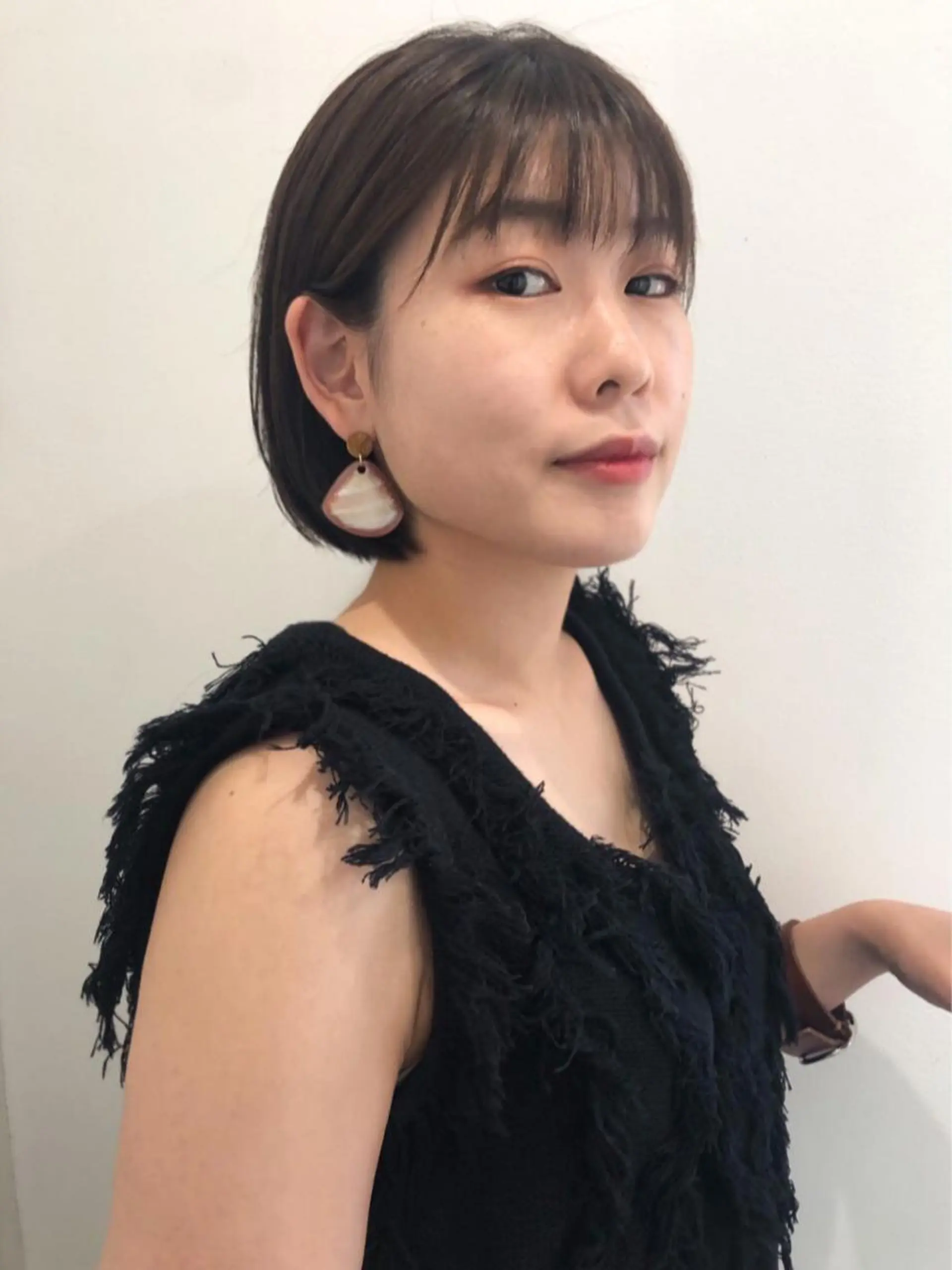 ショート カラー アッシュ ベージュカラー ボブ カット ヘアカラー トリートメント 村上雅人 ナチュラルモードのヘアスタイル