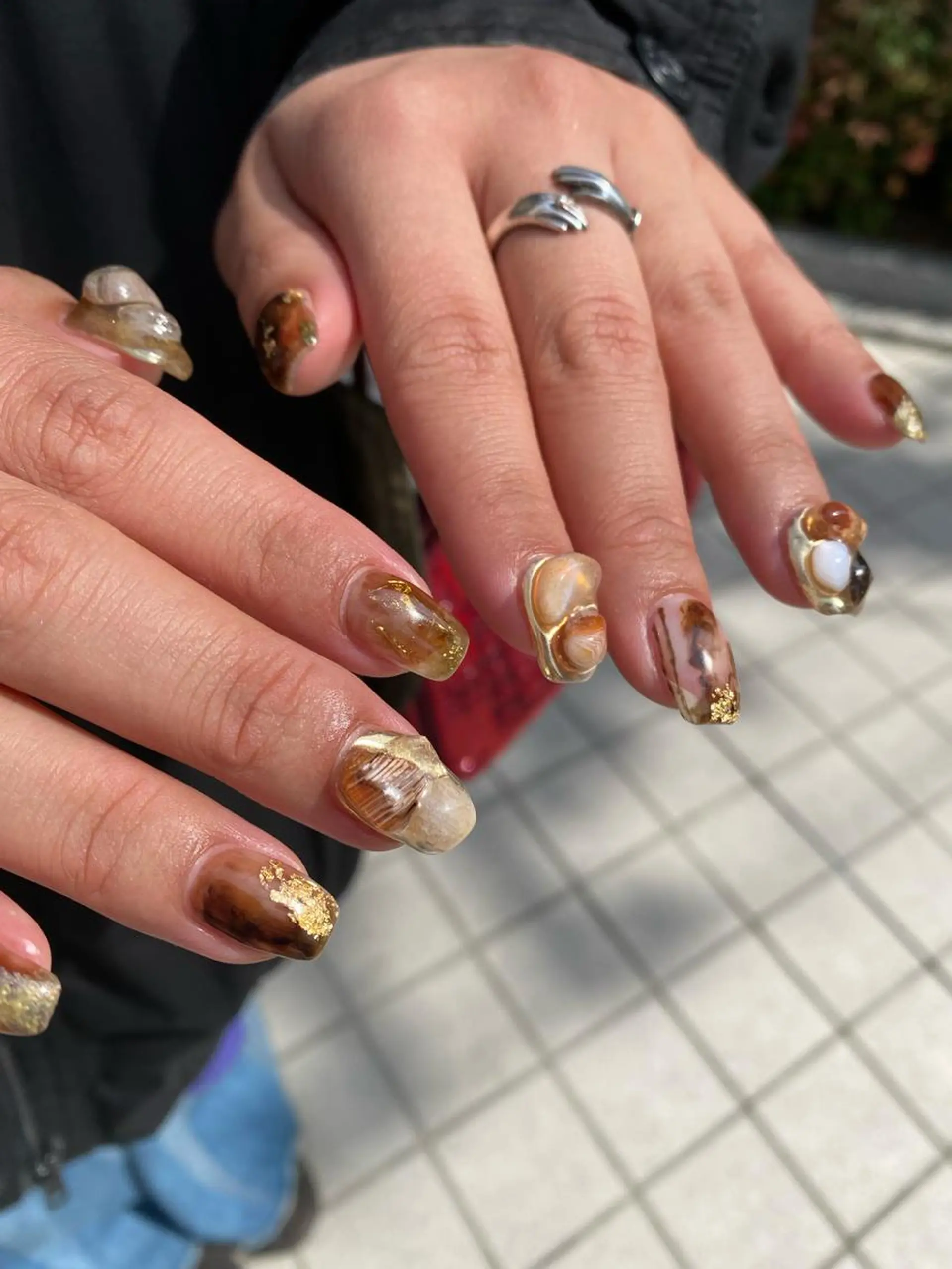 ネイル ニュアンスネイル ハンドネイル 梶山 美月のネイルデザイン