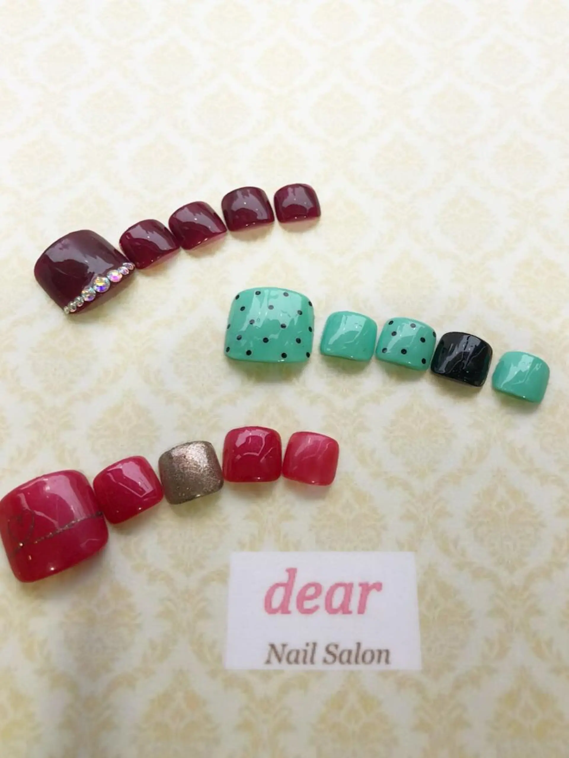 ネイル フットネイル エルネイル アシスタントのネイルデザイン