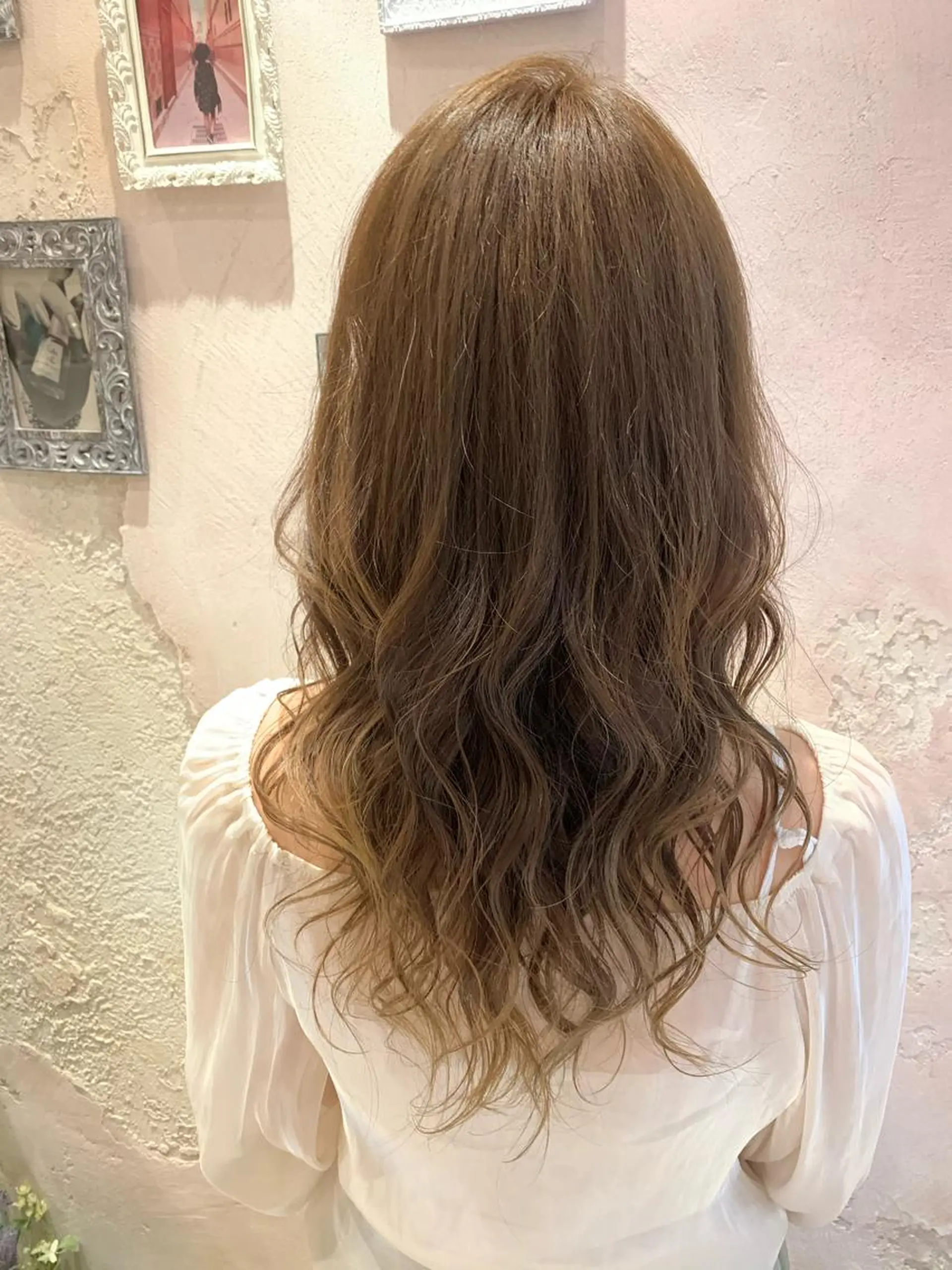セミロング カット ヘアカラー トリートメント レイヤーカット/ 顔周り 五島巨幹のヘアスタイル