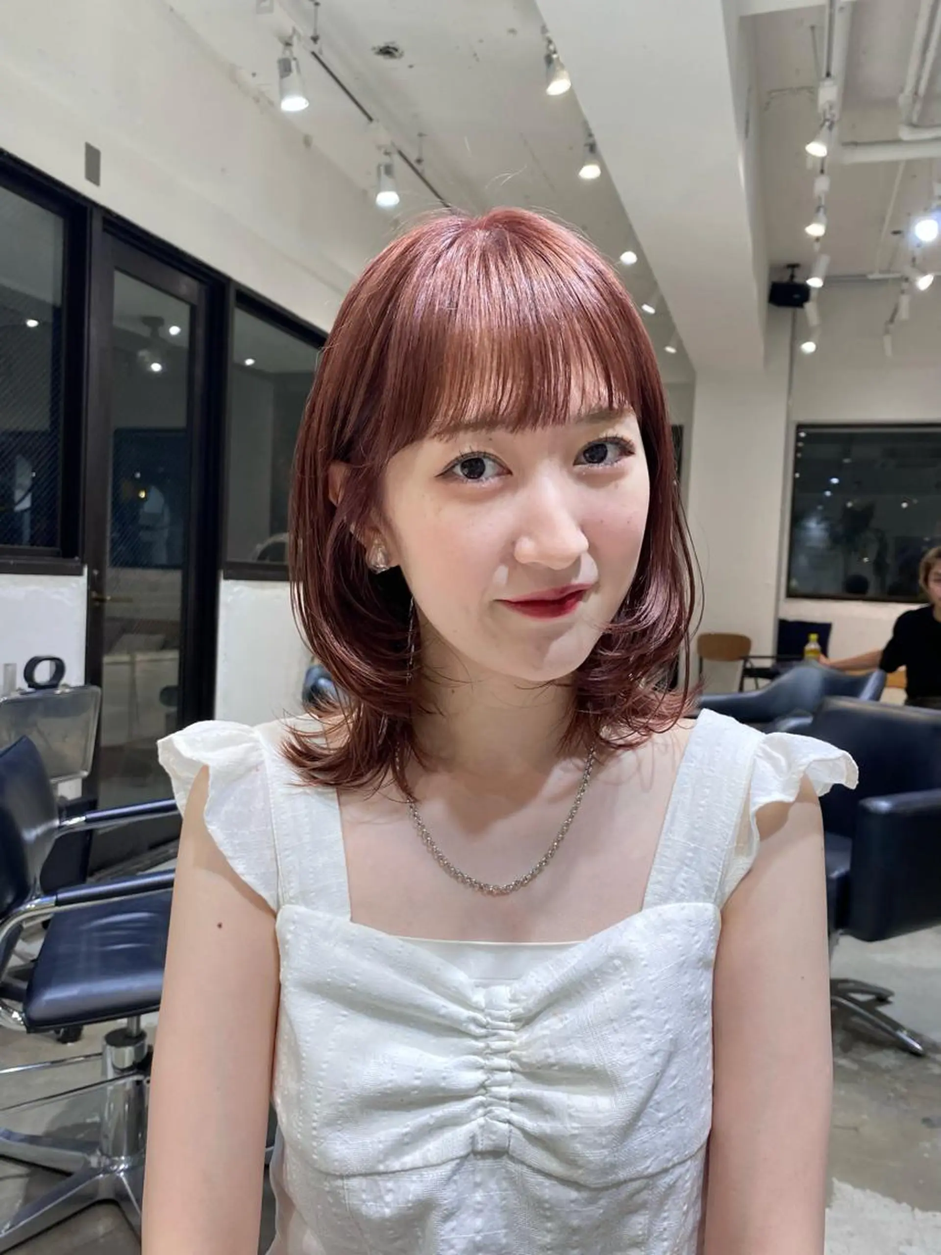 ミディアム カラー Hinaco 🥣表参道美容師のヘアスタイル