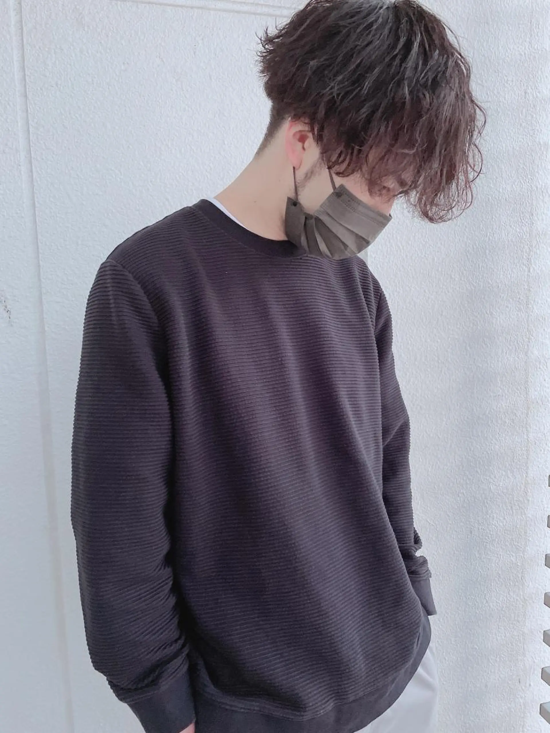 ミディアム パーマ ヘアアレンジ メンズ メンズZina代表 田端 麗治のヘアスタイル