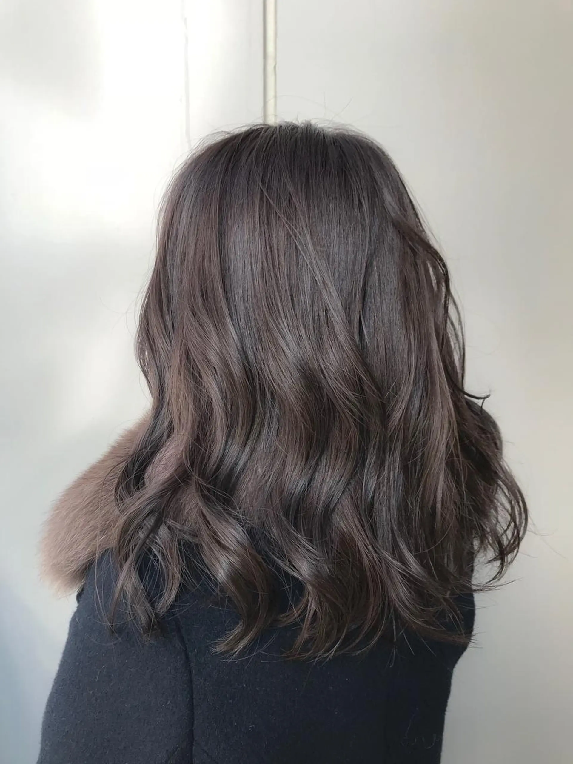 ミディアム カラー ラベンダーカラー ピンクカラー ピンクラベンダー 【透明感、艶髪】西村 有司のヘアスタイル