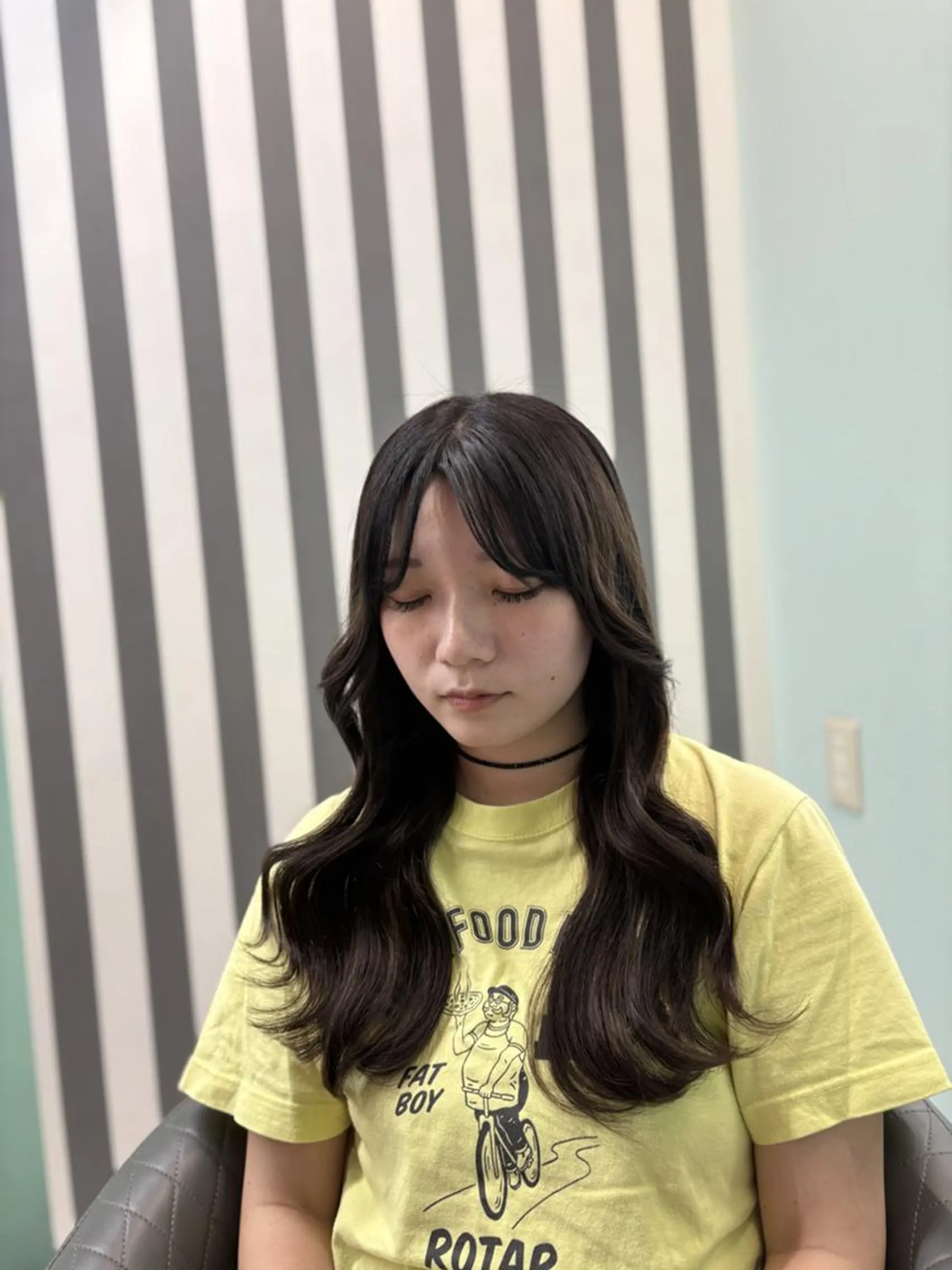 ロング アッシュ 髪質改善 エクステ Reflet 新宿/プルエクステのヘアスタイル