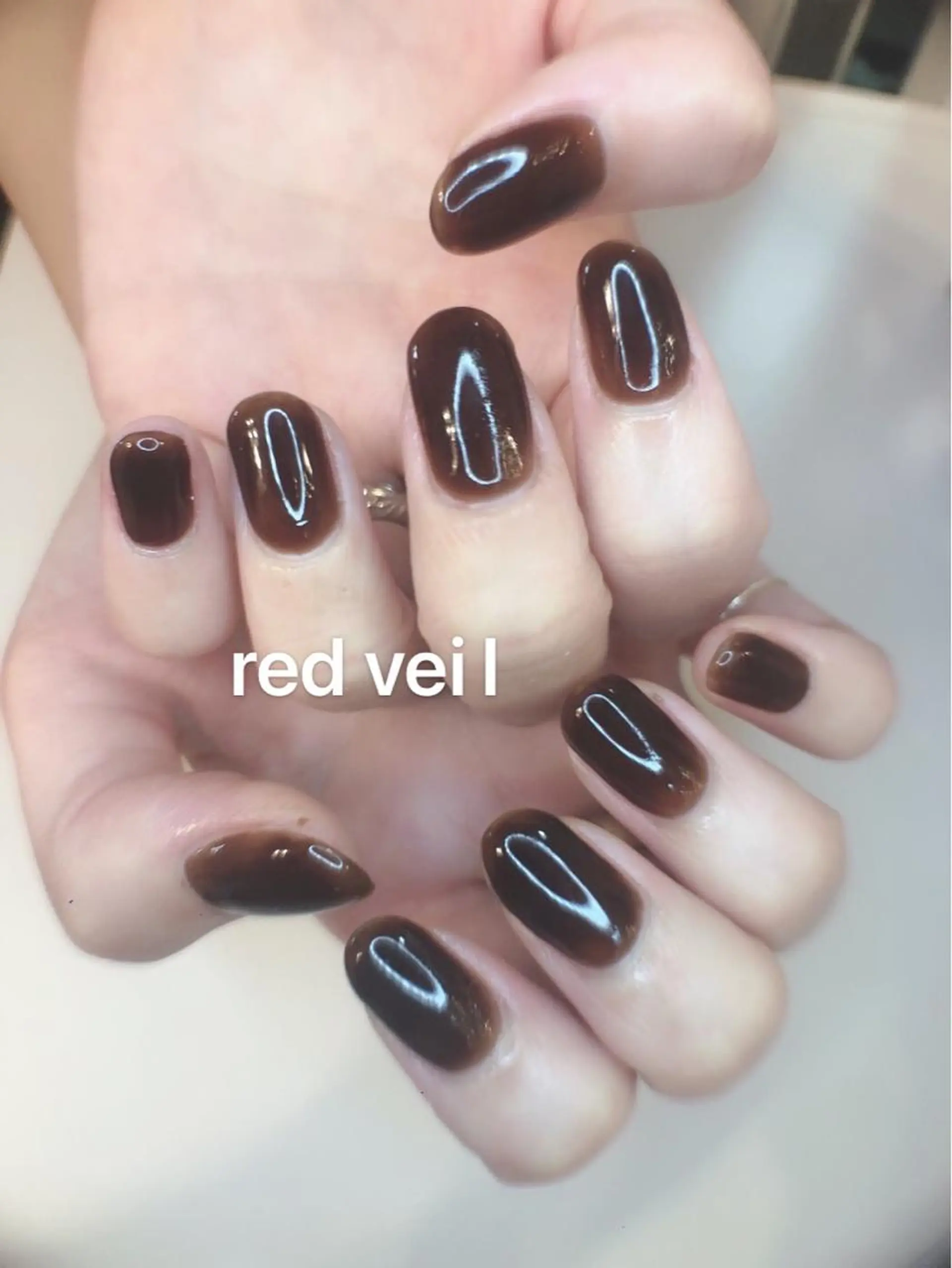 ミディアム ネイル ハンドネイル 長さ出し専門 nynaのネイルデザイン