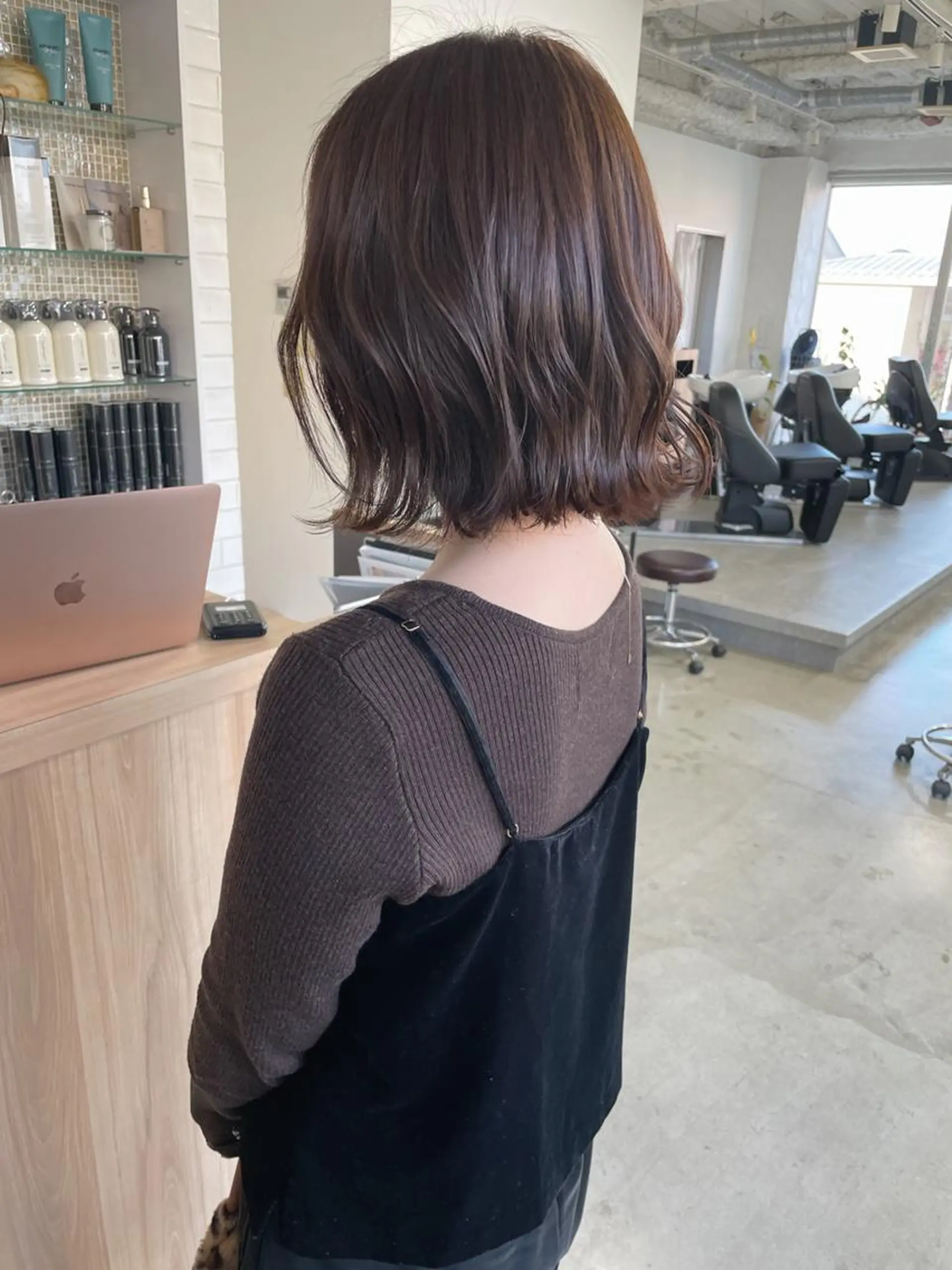 ショート カラー ブリーチ ブリーチなしカラー カット ヘアカラー レイヤーカットが得意 ✨村田和佳のヘアスタイル
