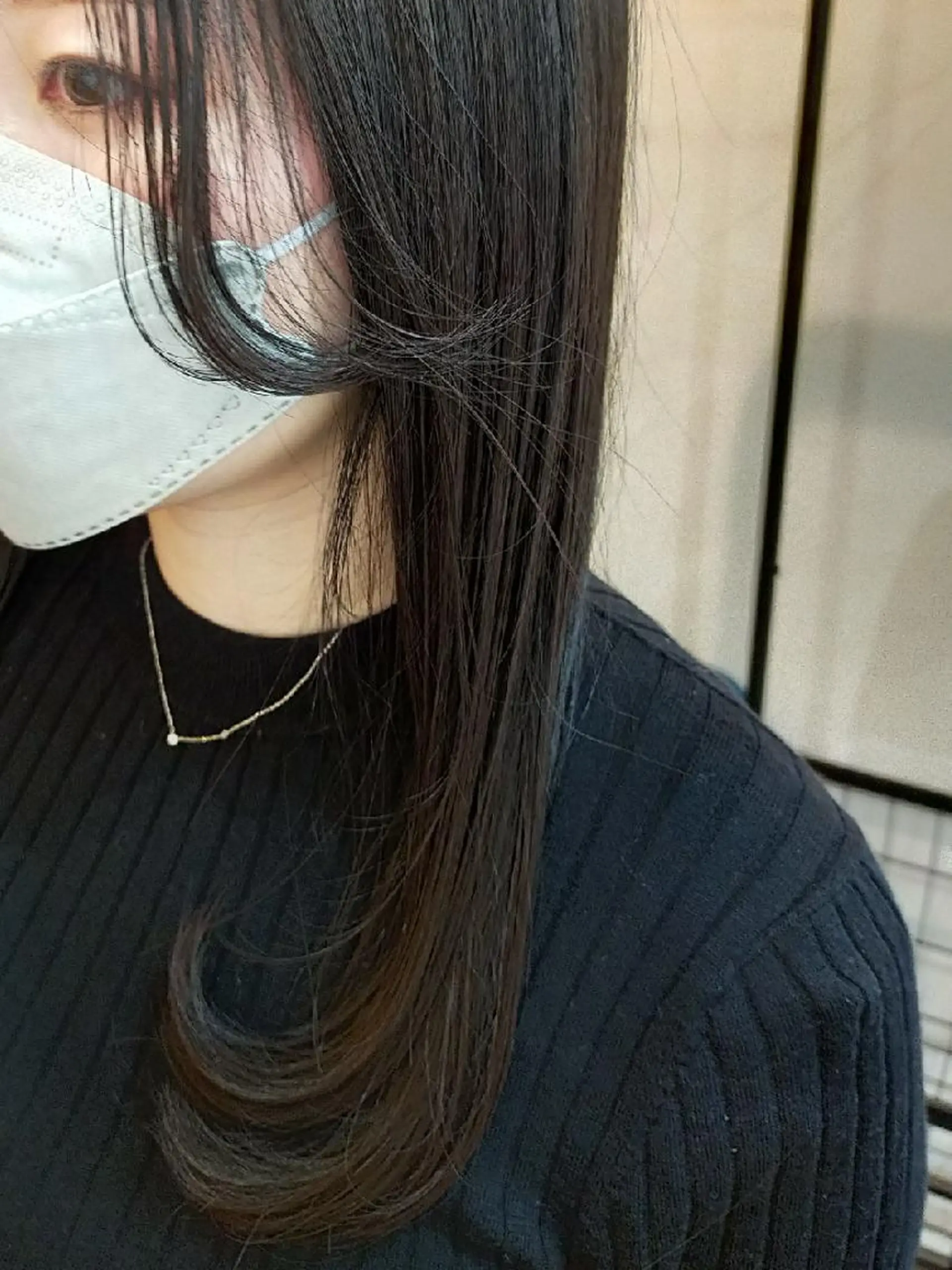 ミディアム カラー 伸ばしかけ カット トリートメント 水素トリートメント／ 髪質改善/ナカノメのヘアスタイル