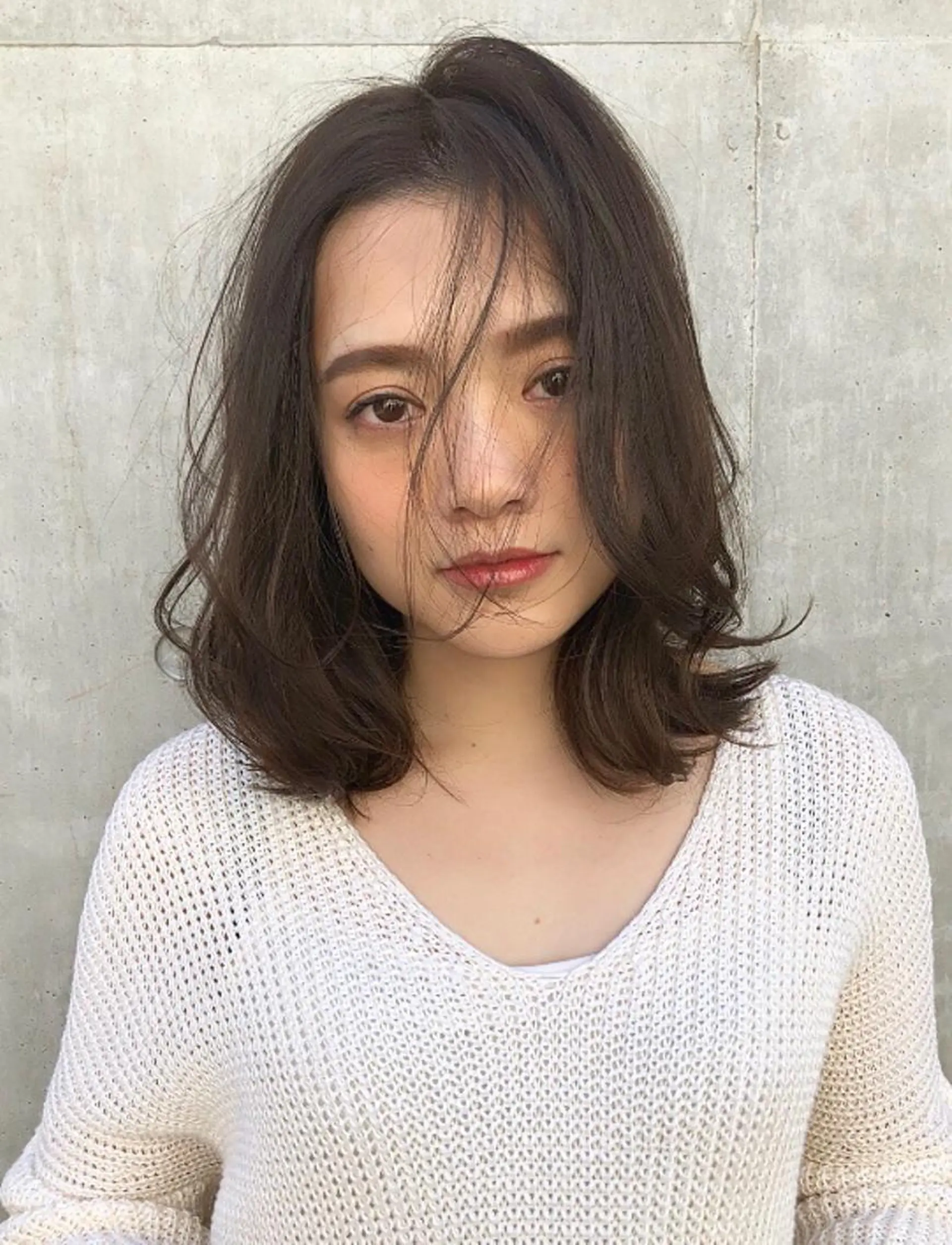 ミディアム カラー パーマ ミディアムパーマ ベージュカラー デジタルパーマ 🌿理想を叶える🌿 似合わせ🌟RISAのヘアスタイル