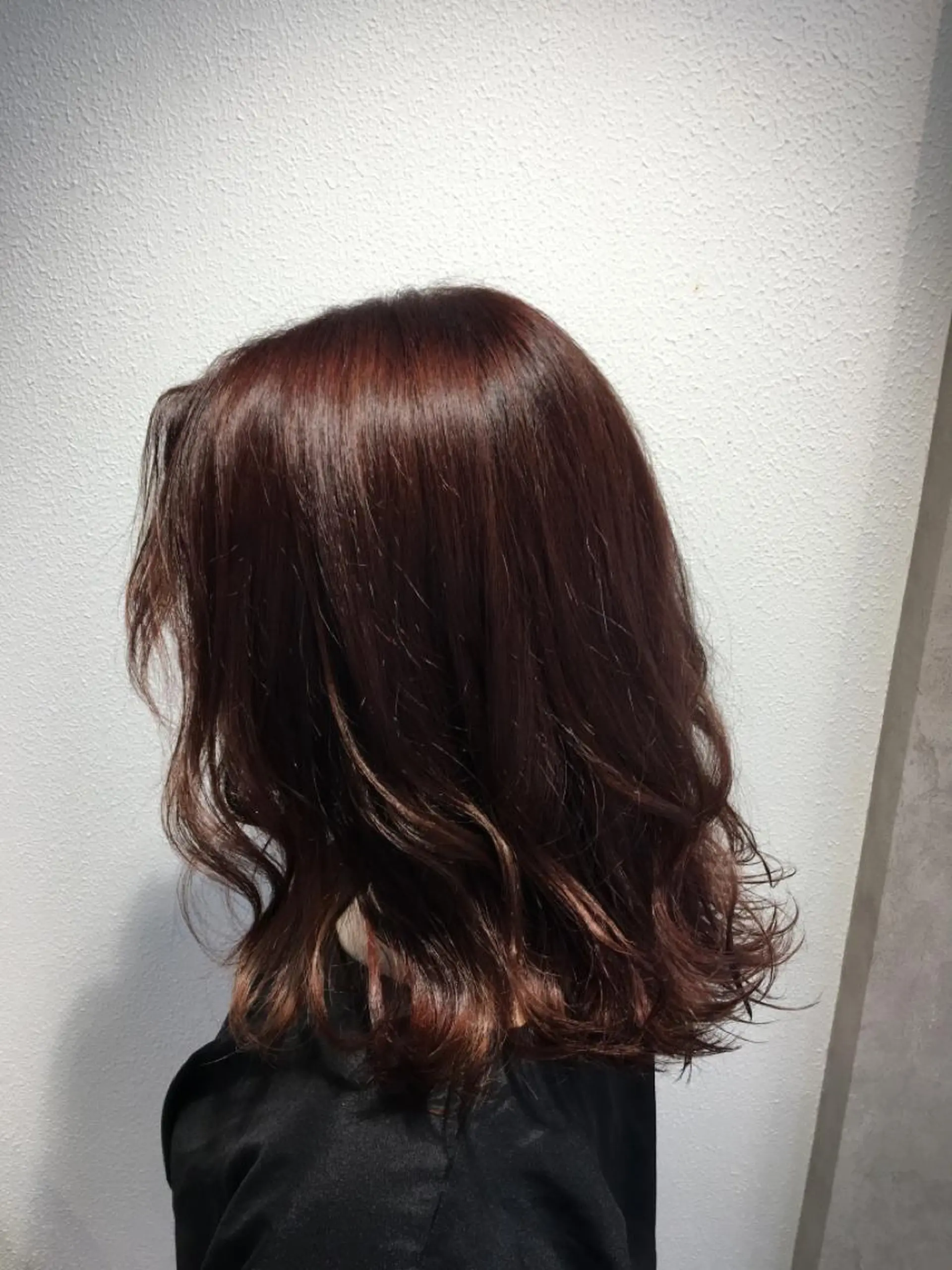 ミディアム カラー パーマ ヘアアレンジ メンズ キッズ カット ヘアカラー セレーネ心斎橋店 SHINTANIのヘアスタイル
