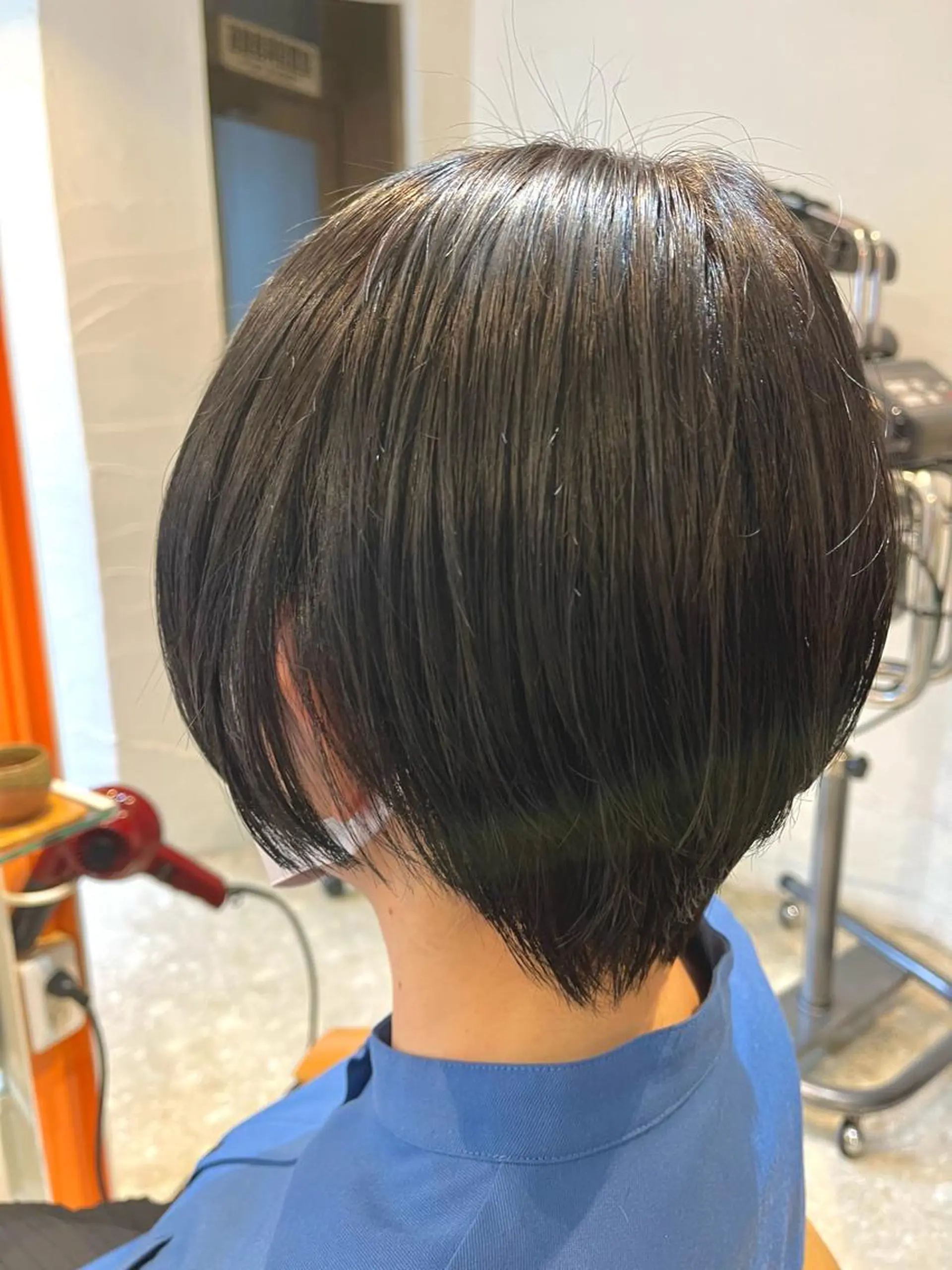 ショート カラー カット ヘアカラー トリートメント うしだ かおるのヘアスタイル