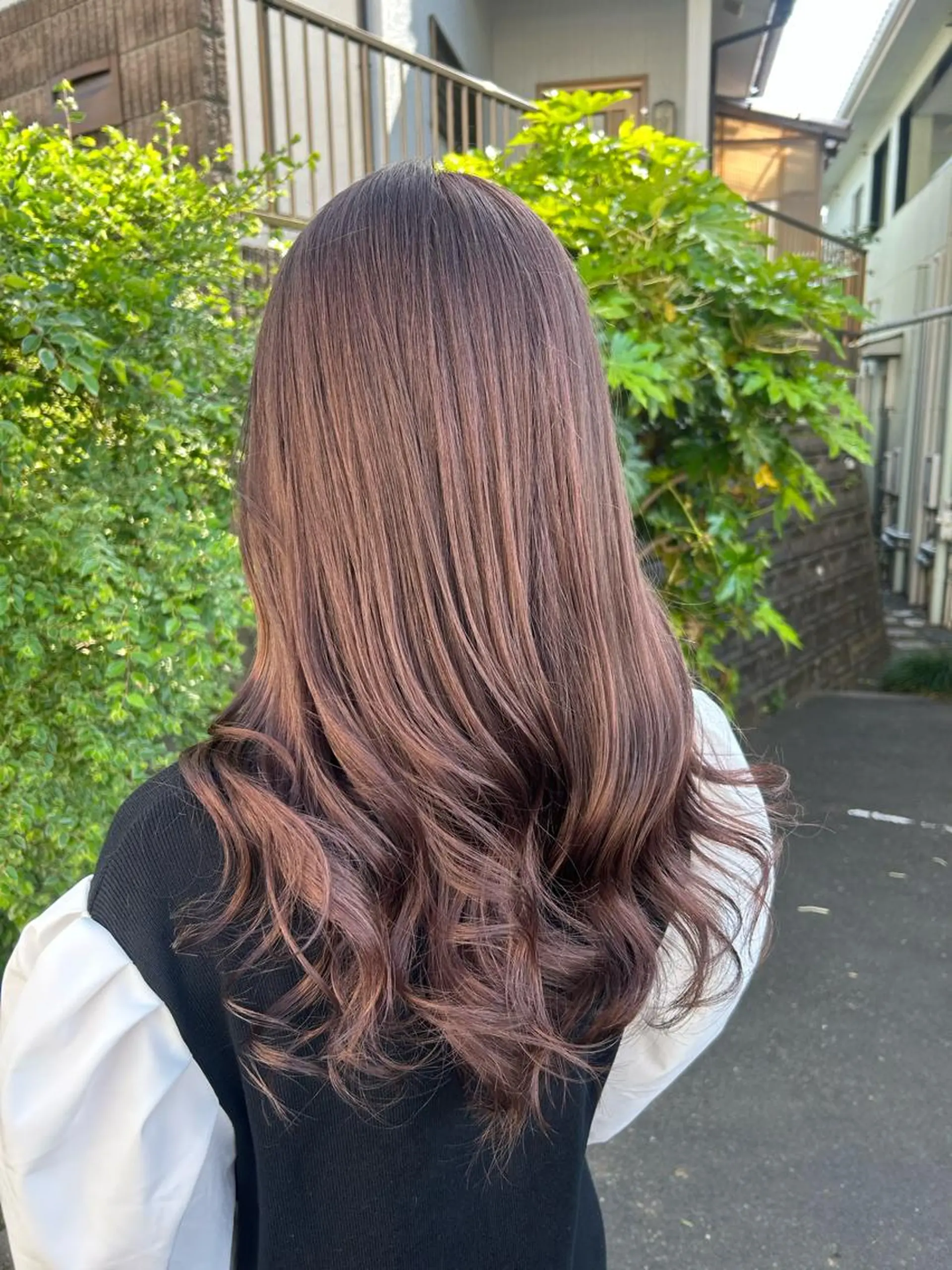 カラー ダブルスキルエクステ /羽エクステ白石宇由のヘアスタイル