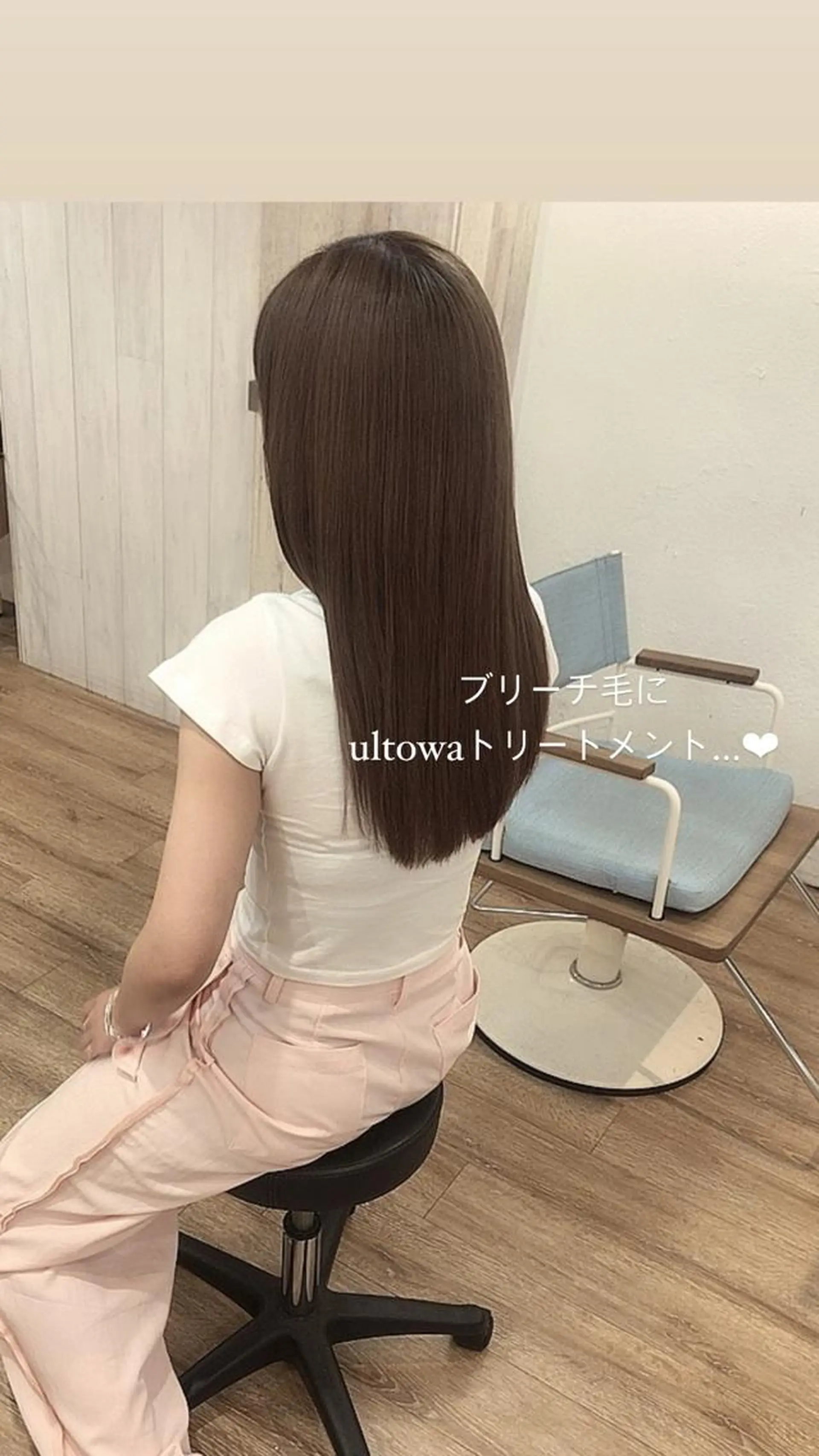 セミロング ヘアカラー トリートメント 美髪特化韓国へア ❤︎nanami❤︎のヘアスタイル