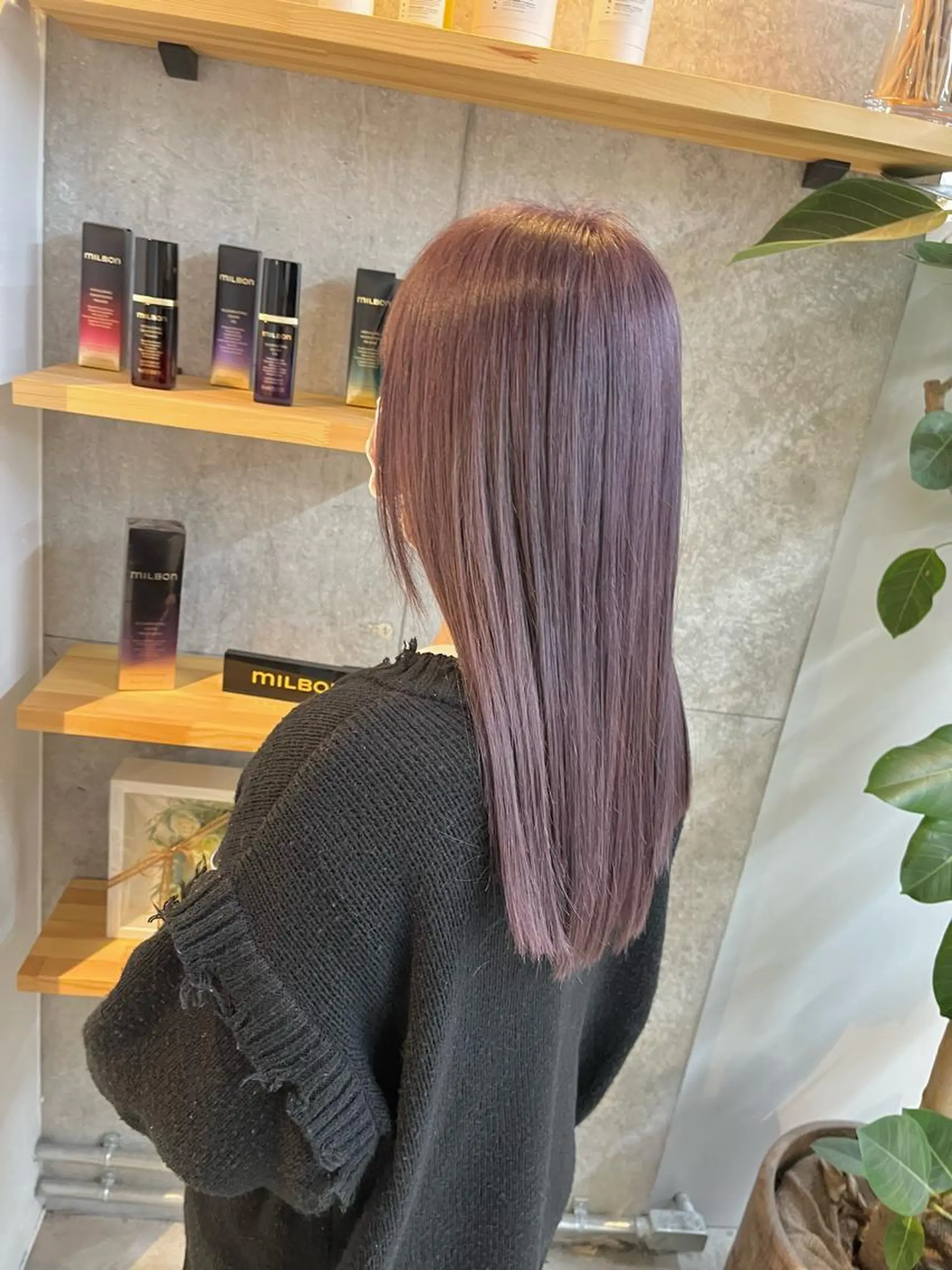 セミロング カラー ヘアカラー ハイトーンカラ ー/小川のヘアスタイル