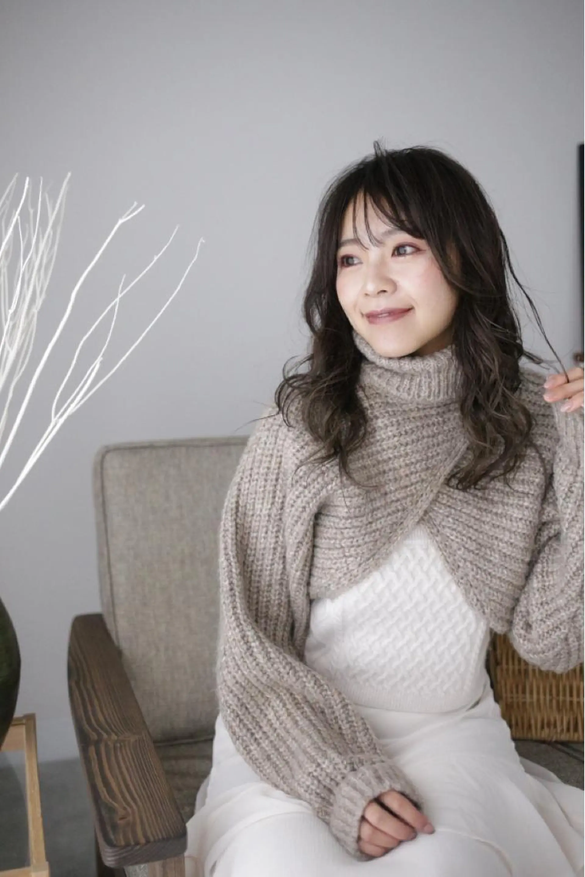 セミロング 庄司 沙羅のヘアスタイル