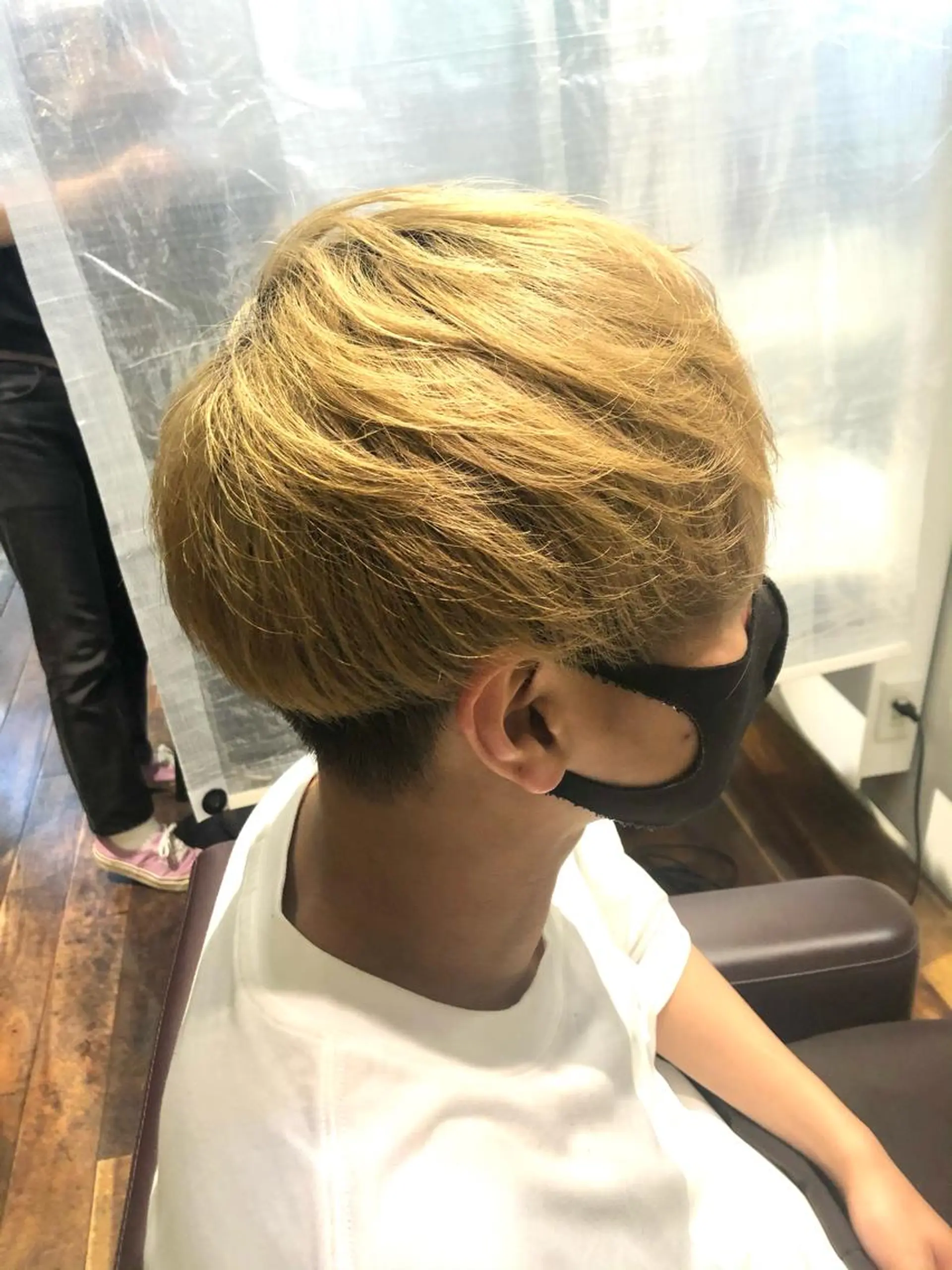 ショート カラー メンズ 岩谷 愛依のヘアスタイル