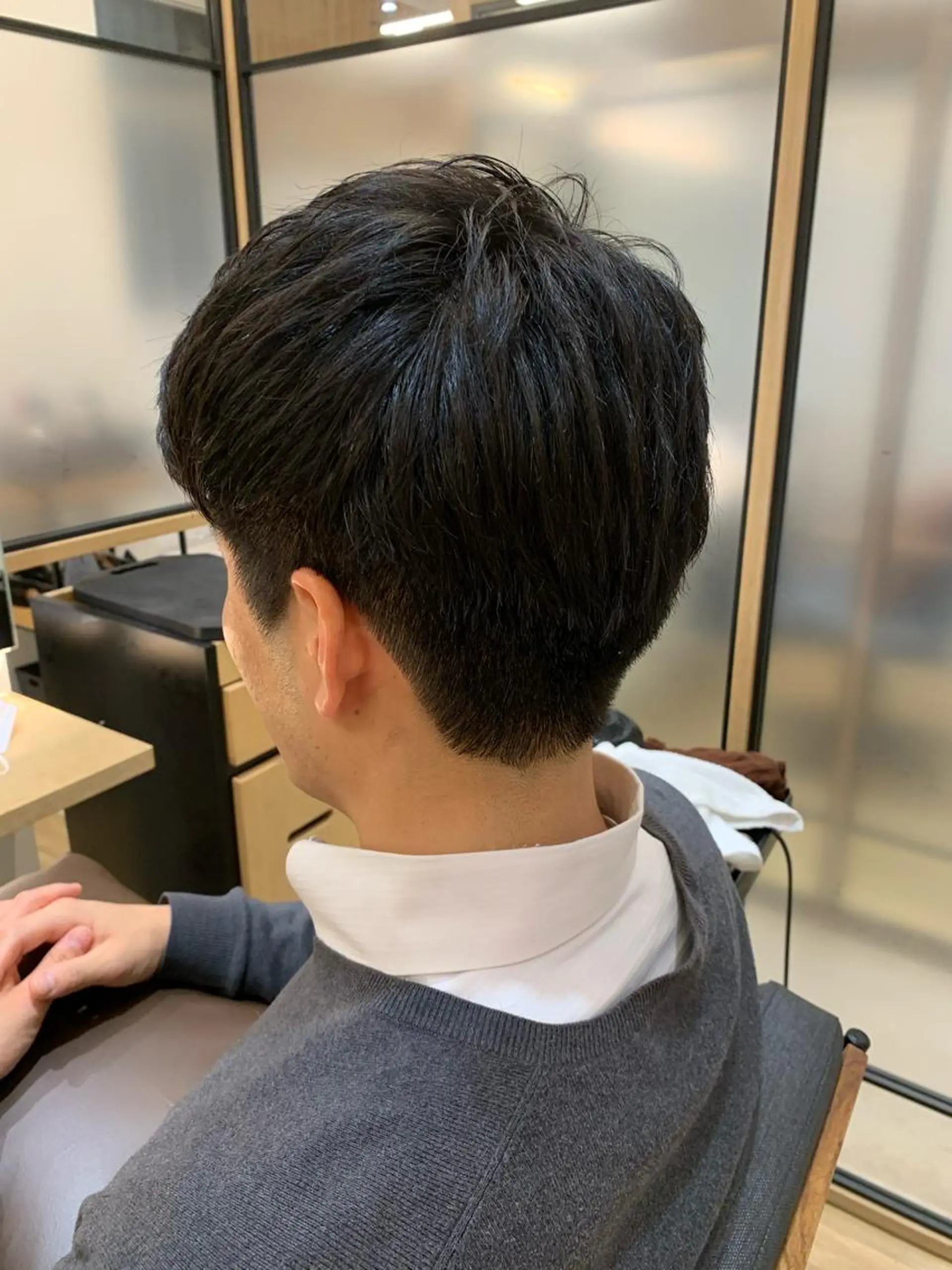 メンズ アップバング ゆうき あすかのヘアスタイル