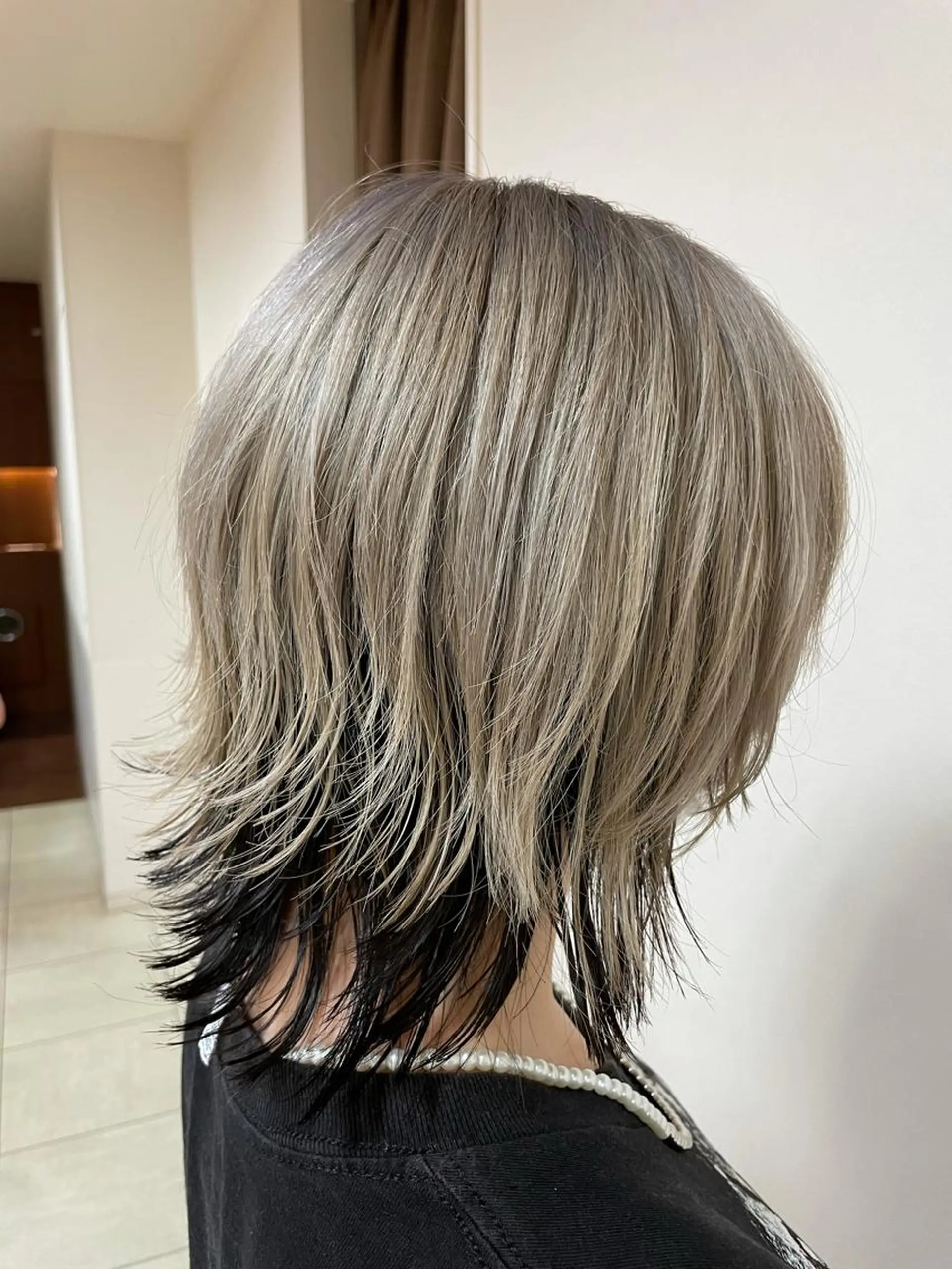 ミディアム カラー ヘアアレンジ ブリーチ ヘアカラー トリートメント 【Sweep】おじま のぞみのヘアスタイル