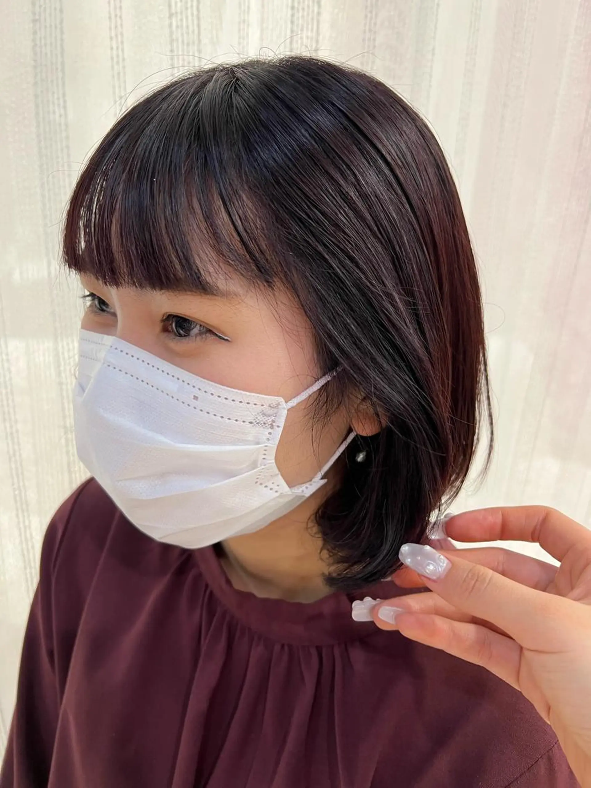 カラー ブラウンカラー カシス 個性派／中韓ネイル SAKURAのネイルデザイン