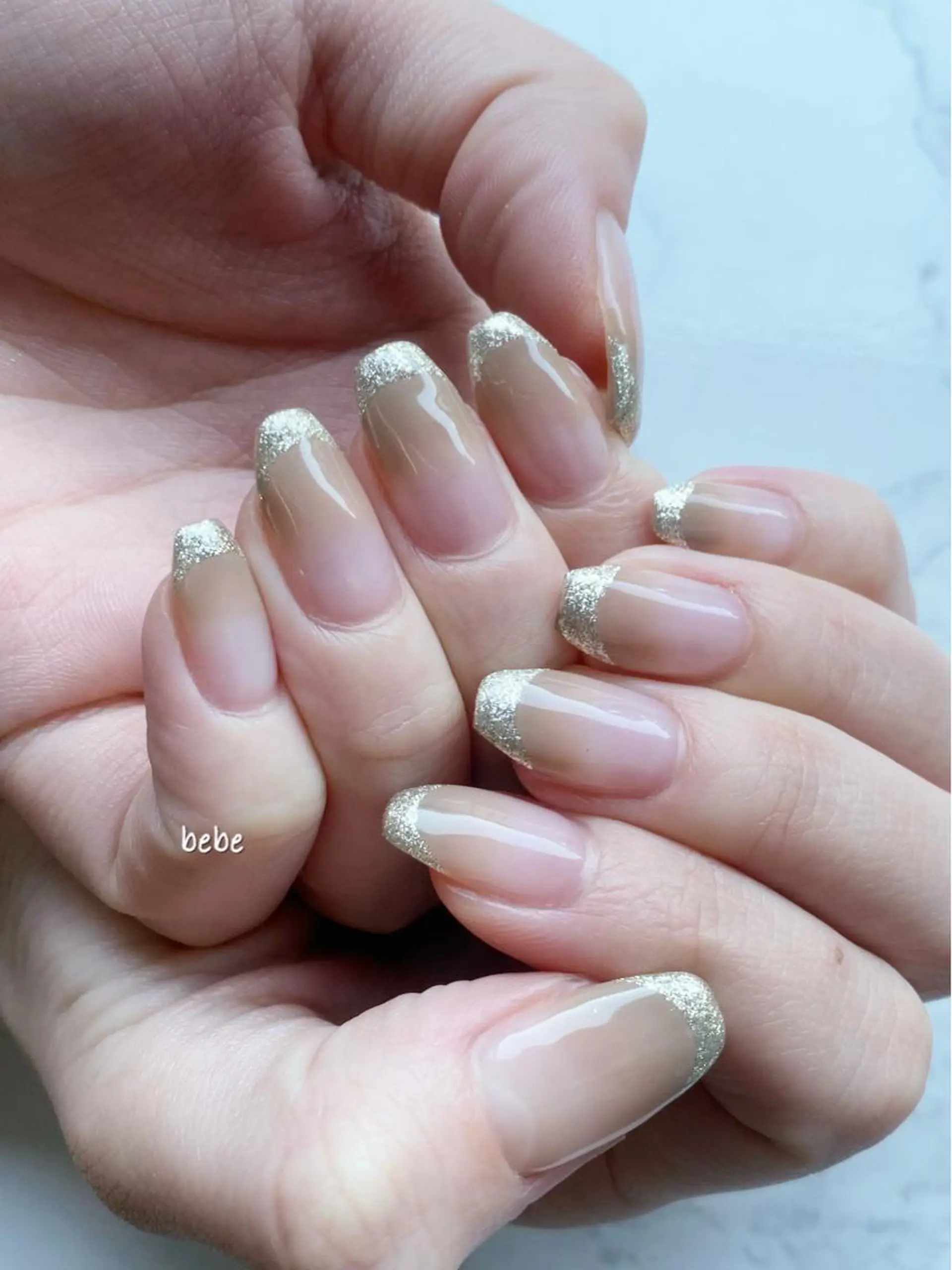 ネイル フレンチネイル グラデーション Ann nailのネイルデザイン