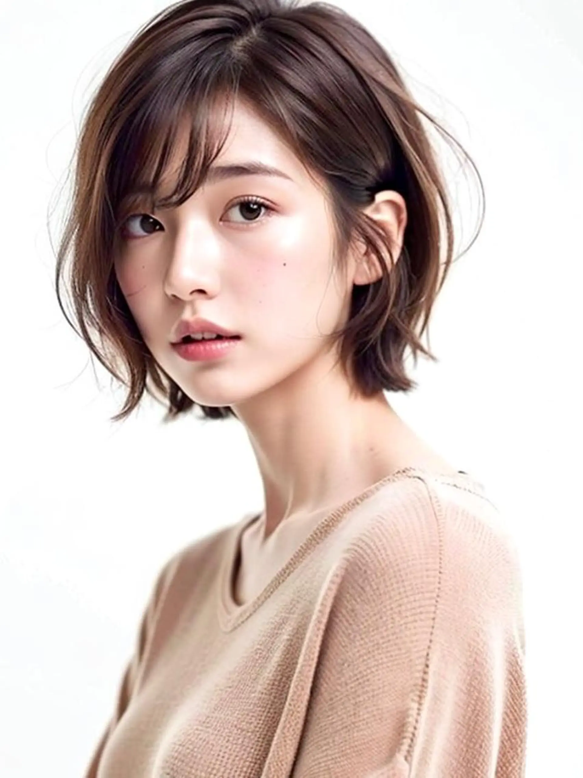 ショート カラー カット ヘアカラー トリートメント La Ruelle 江曽島店/髪質改善のヘアスタイル