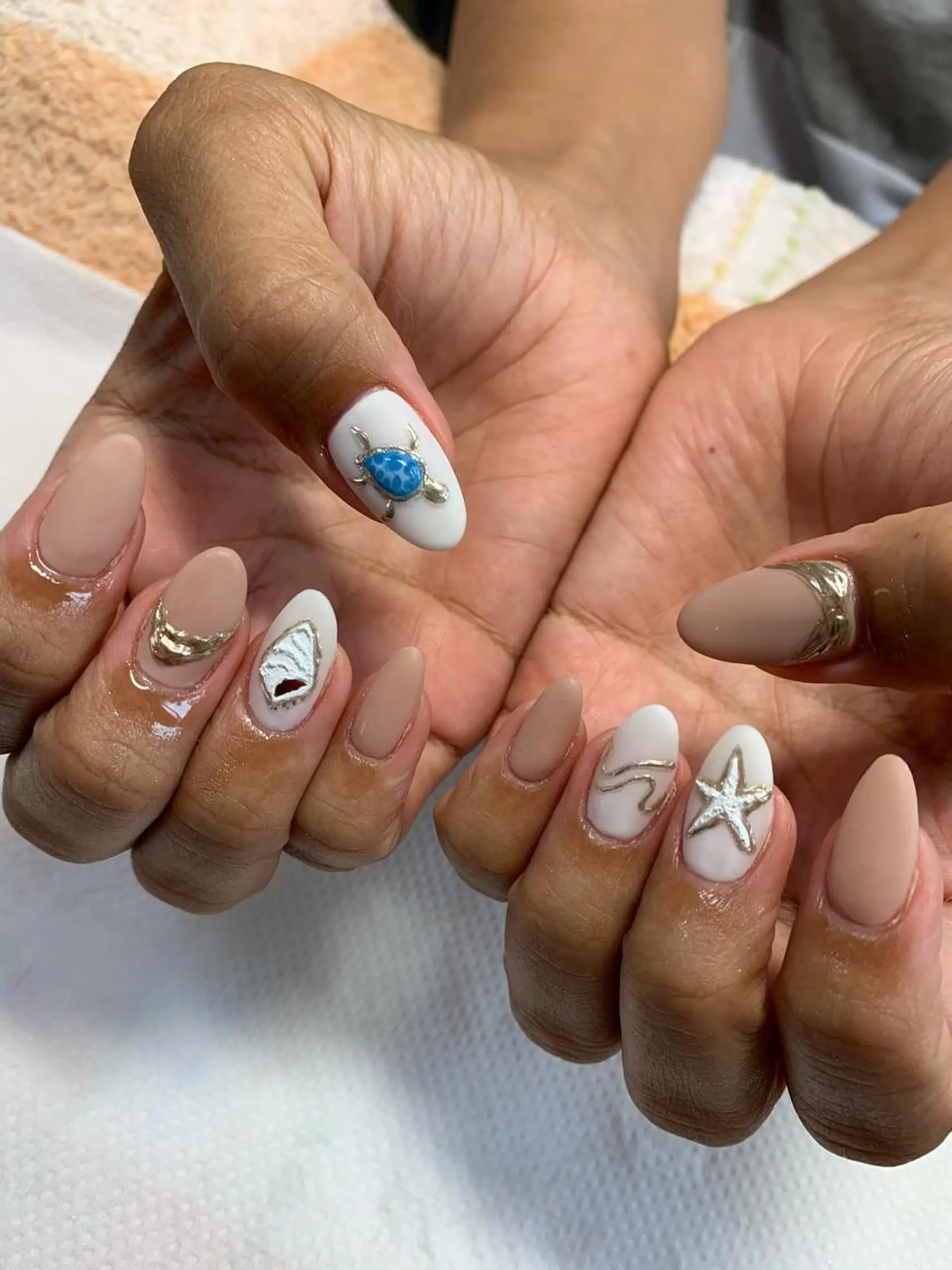 ネイル rukianail 新里のネイルデザイン