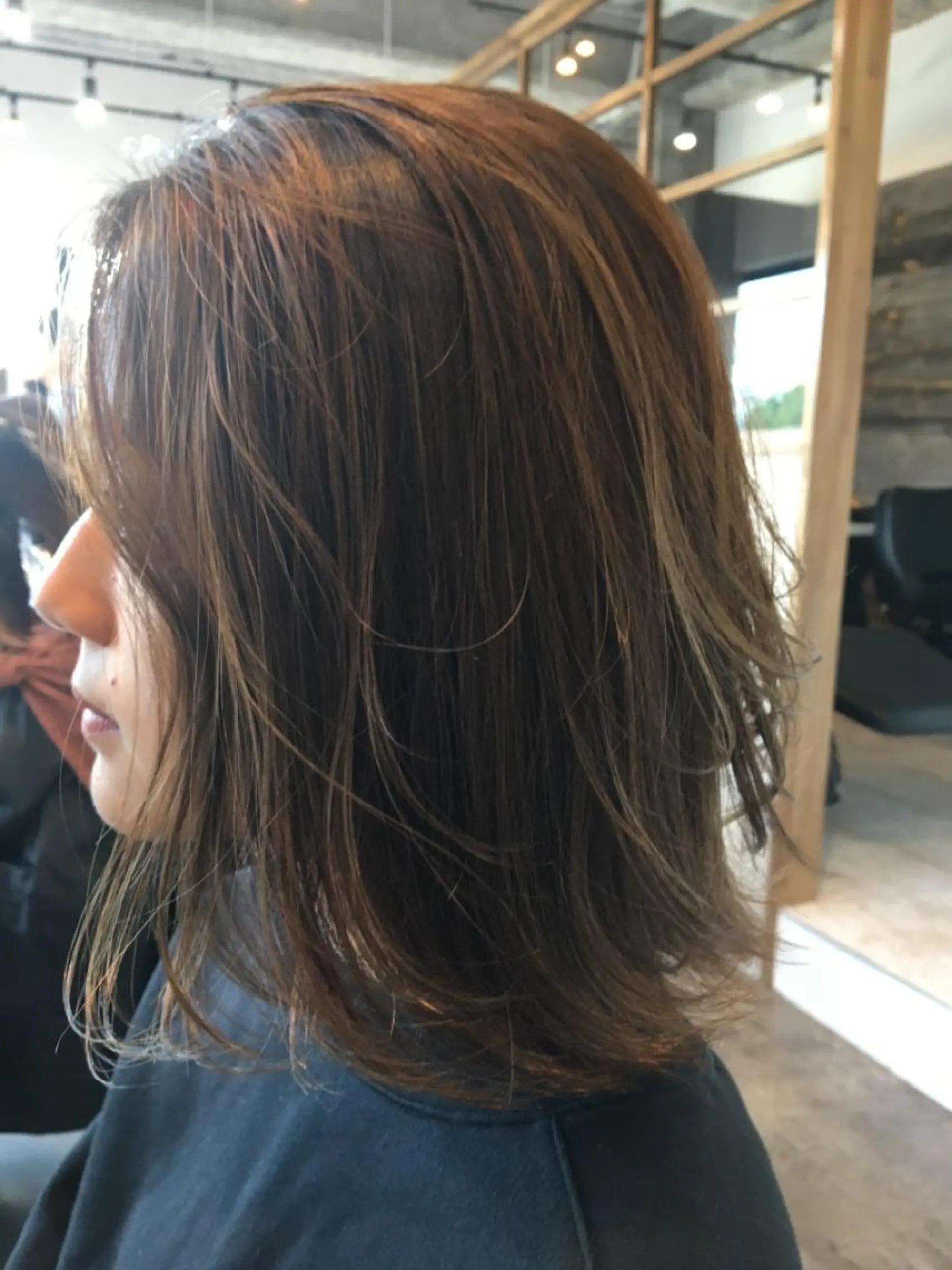 セミロング カラー カット ヘアカラー ✨落ち着いた接客 💡高橋優也💡のヘアスタイル