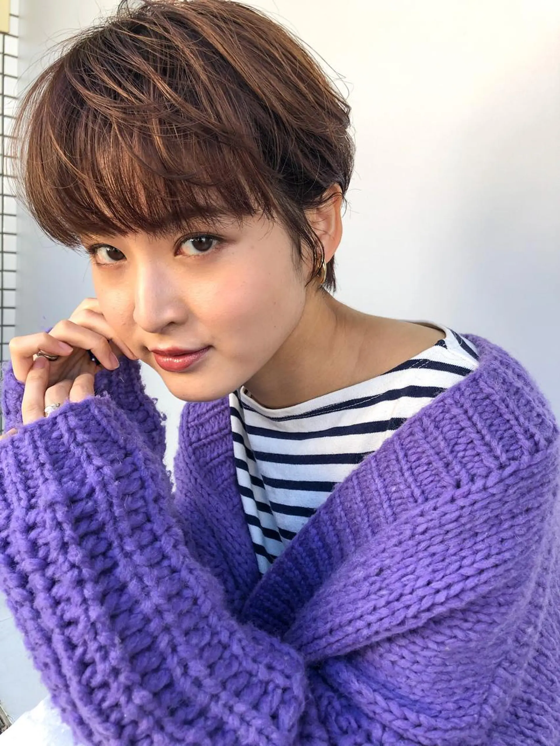 ショート ヘアカラー アートディレクター ワダヒサノリのヘアスタイル
