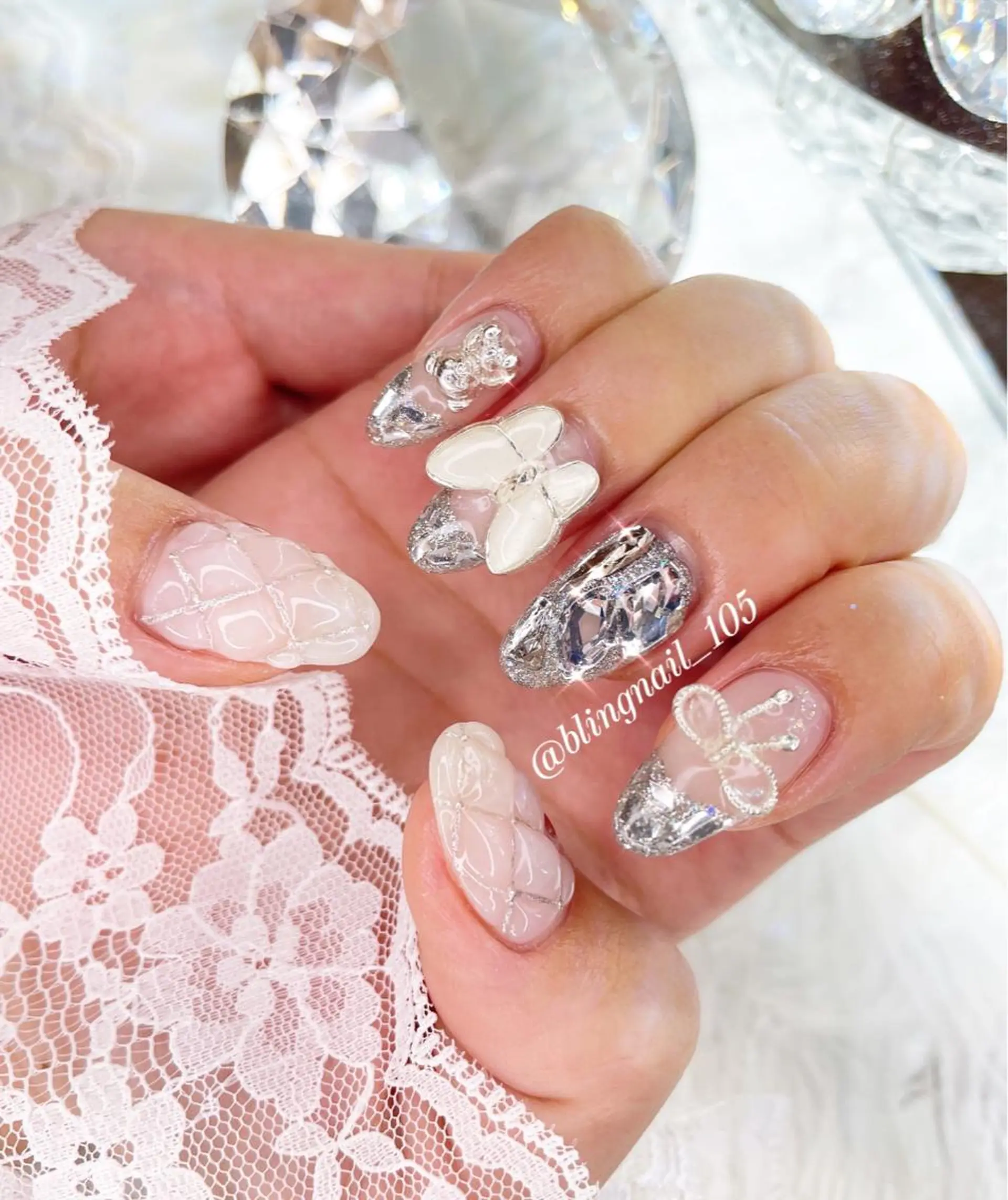 ネイル 23時まで❤︎韓国、 ワンホンネイルのネイルデザイン