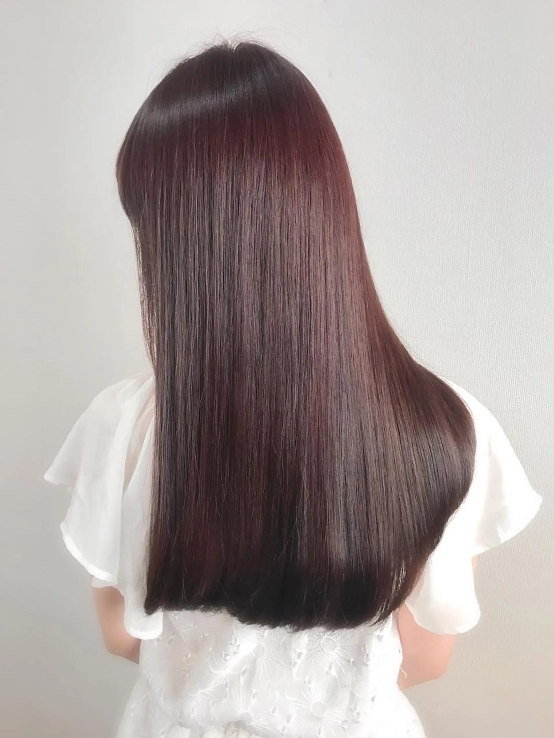 ロング カラー ピンクカラー ロング ヘアカラー トリートメント 土畑 博矢のヘアスタイル